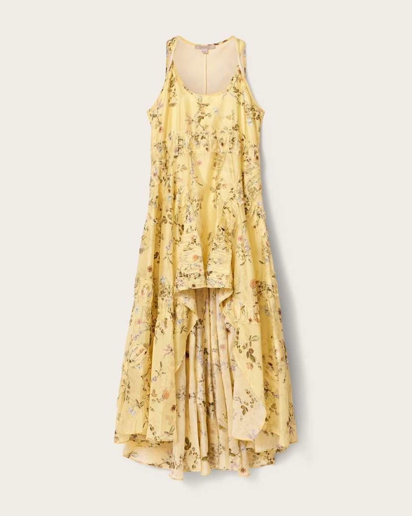Lavender שמלה מקסי לנשים Dorina Floral ALLSAINTS