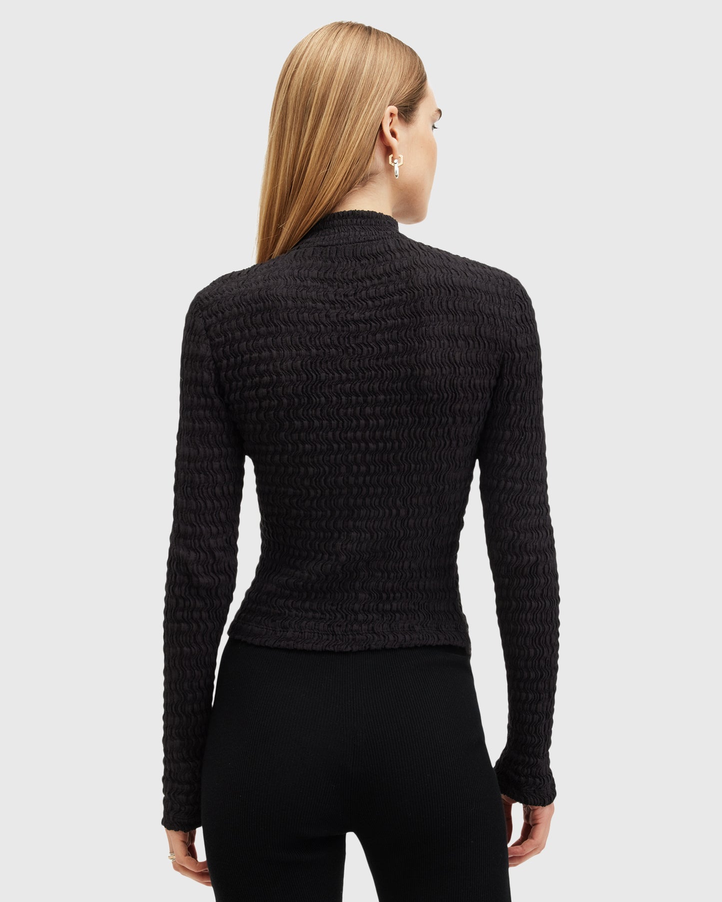 Lavender חולצה ארוכה לנשים Connie Francesco ALLSAINTS