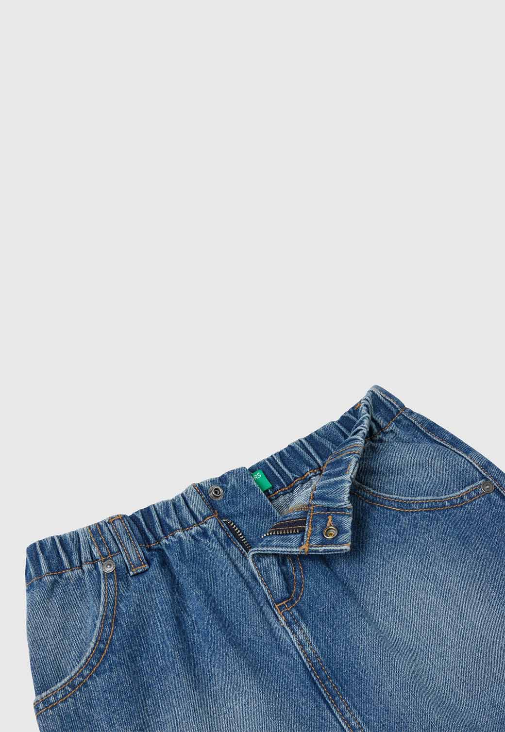 Dark Slate Gray חצאית מיני לילדות BENETTON