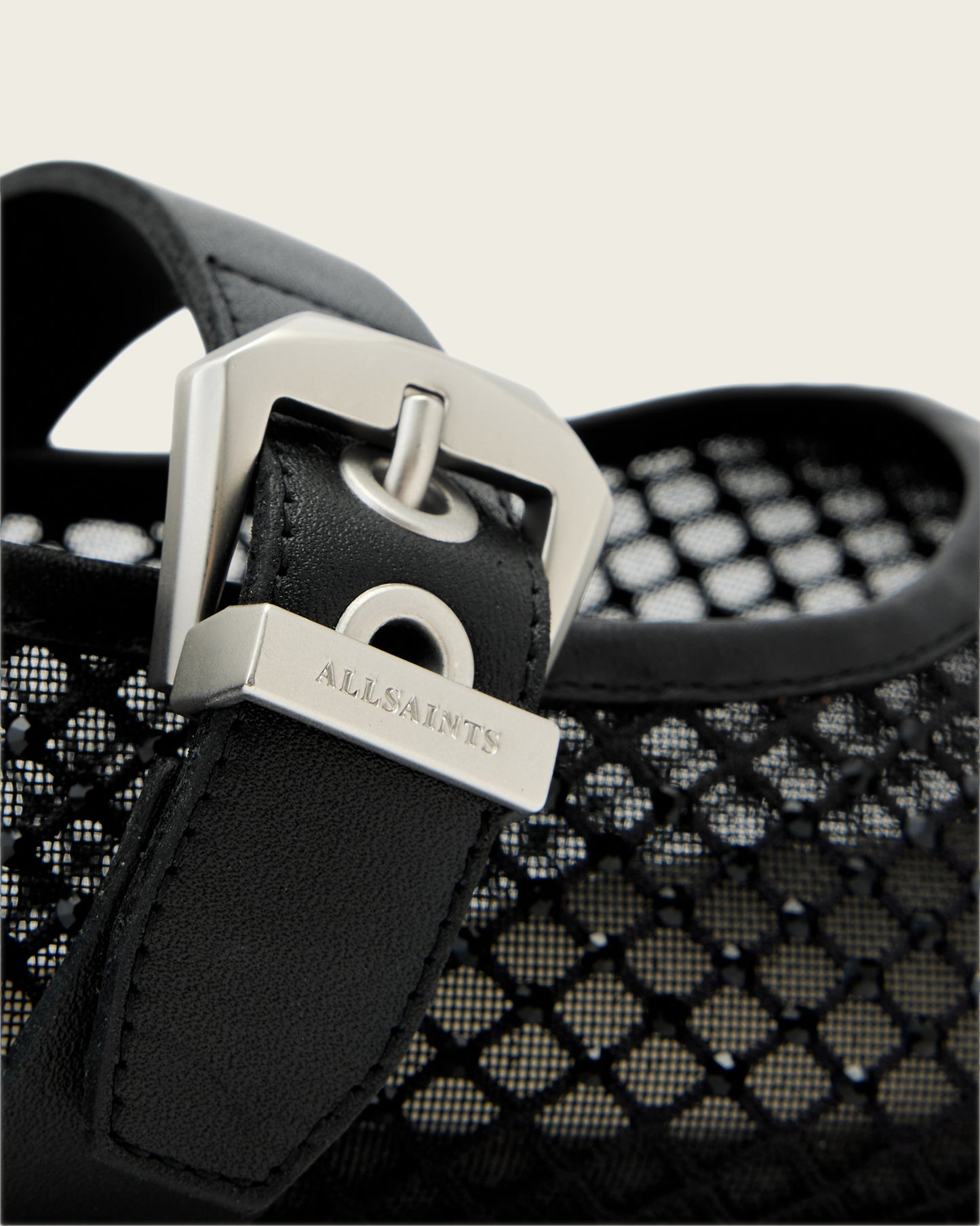 Black נעלי בובה לנשים Holly ALLSAINTS