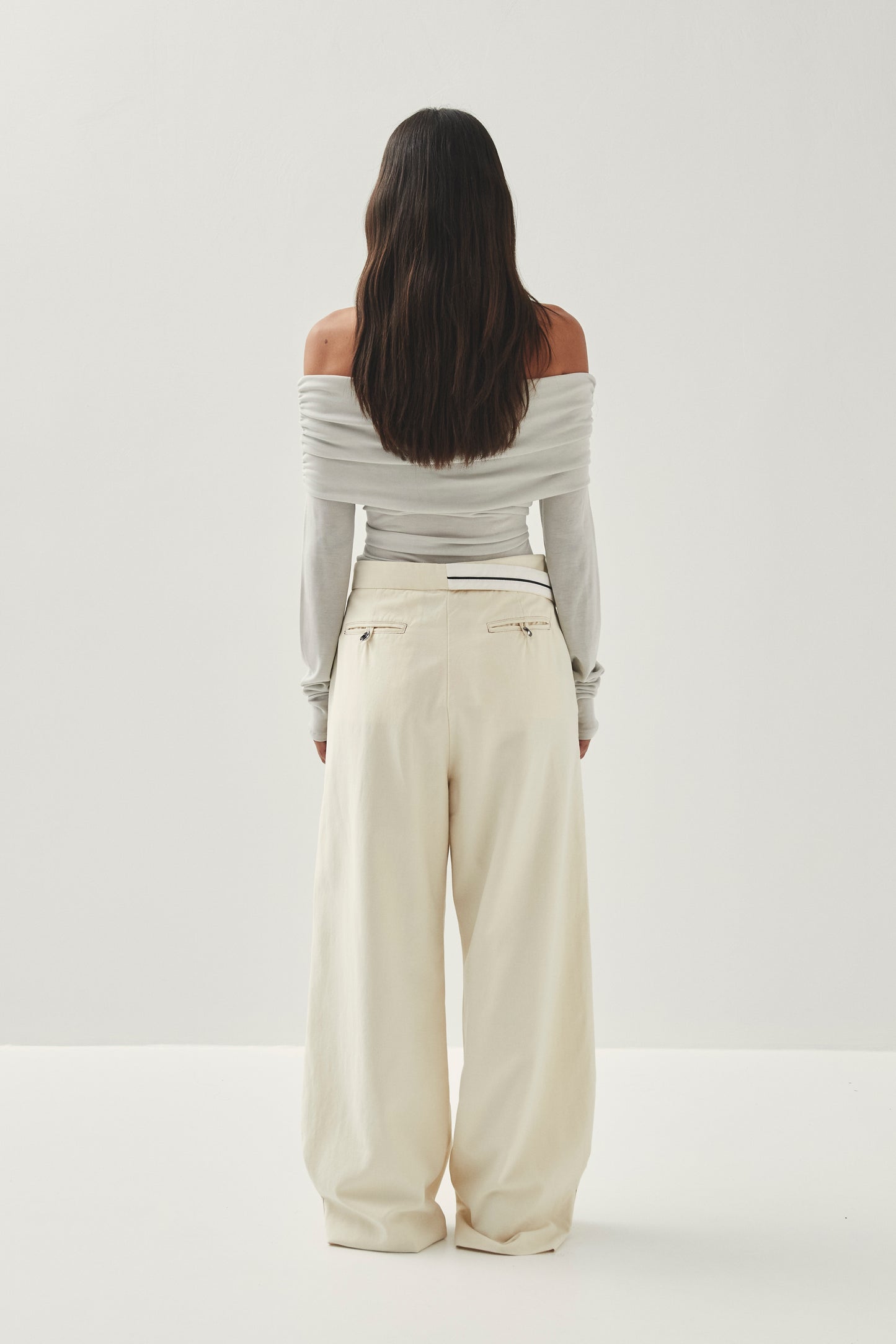 Light Gray חולצה ארוכה לנשים Emica ALOHAS