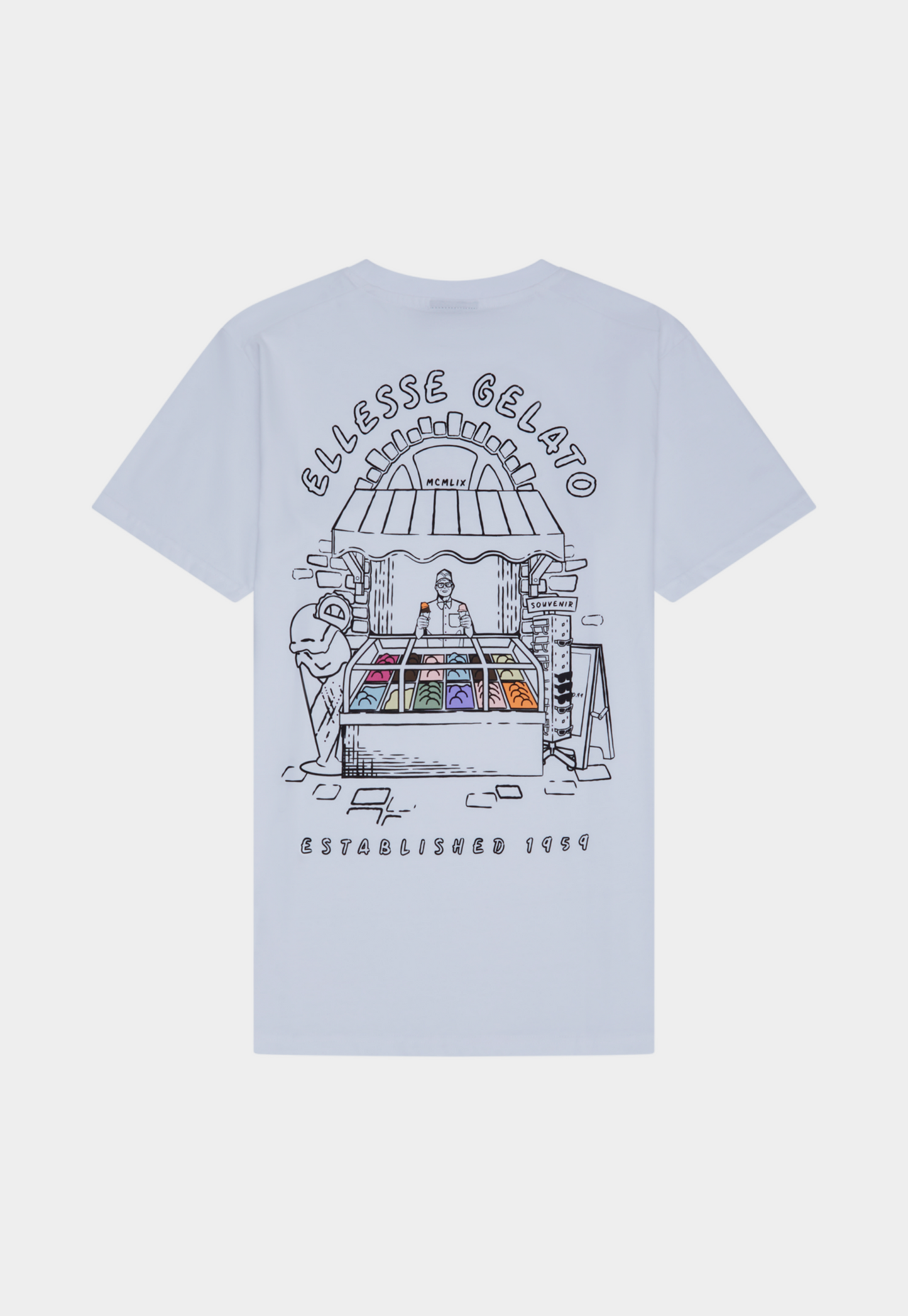 Lavender טי שירט קצרה לגברים Stradone ELLESSE