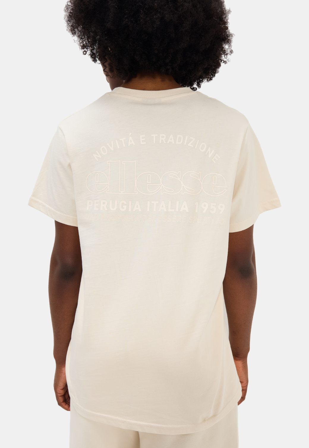 Antique White טי שירט קצרה יוניסקס Marghera ELLESSE