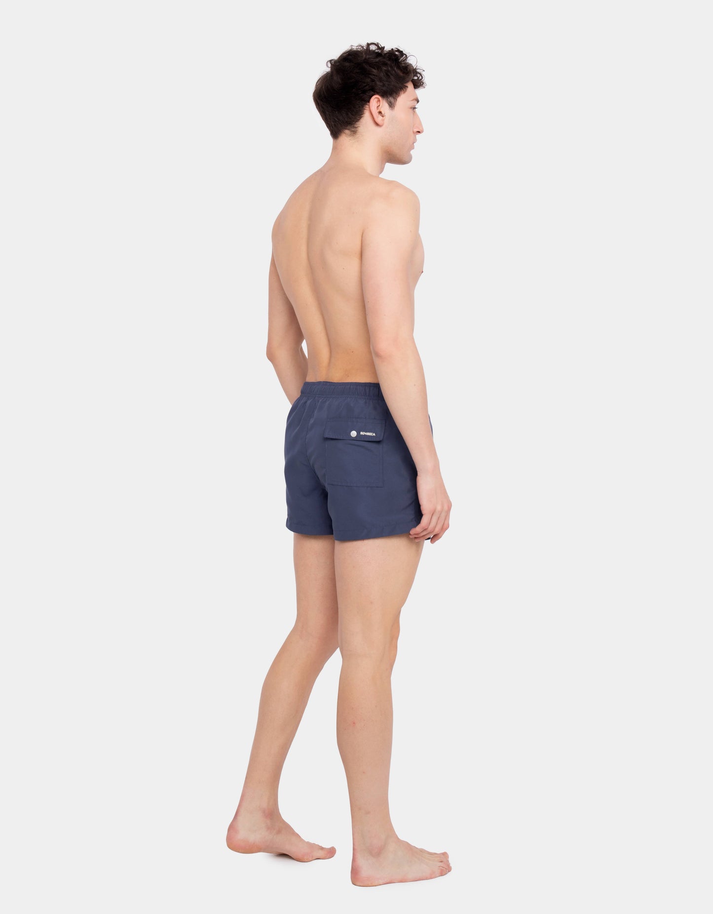 Antique White בגד ים קצר לגברים Indigo BENIBECA