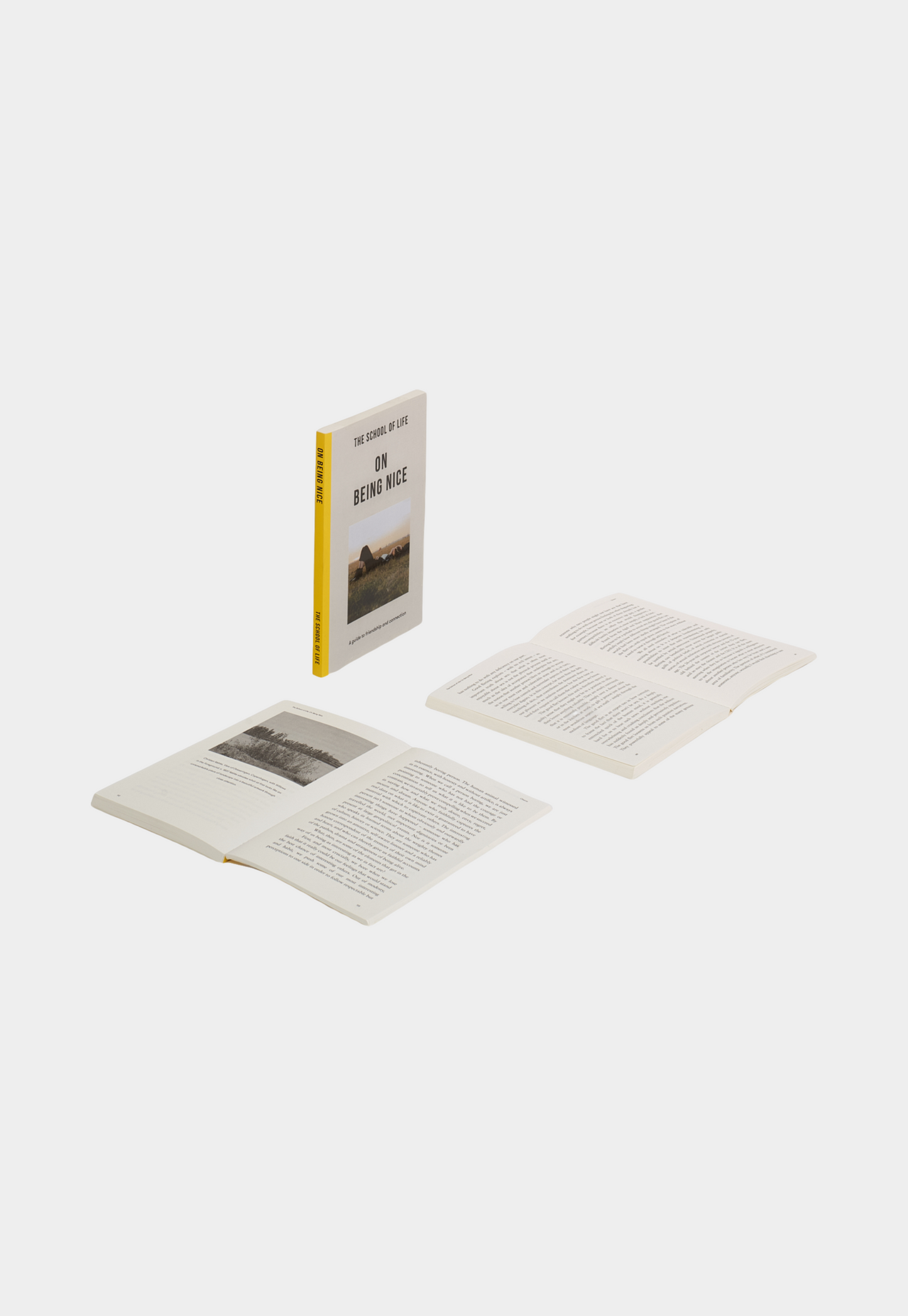 Lavender ספר On Being Nice THE SCHOOL OF LIFE