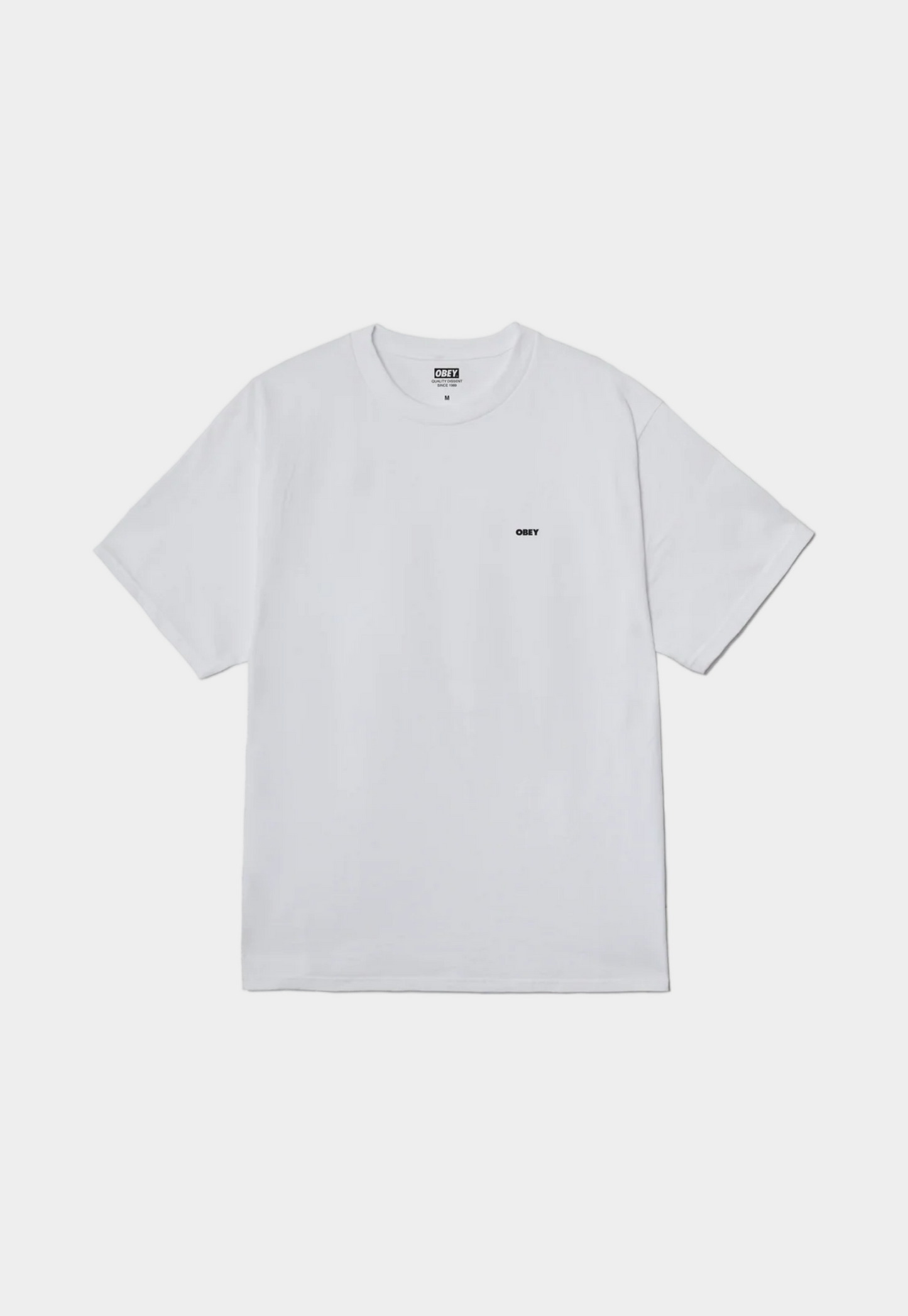 Lavender טי שירט קצרה לגברים Disinformation OBEY