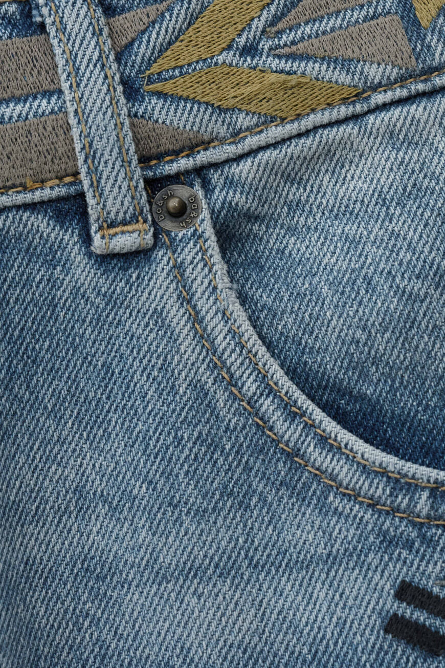 Dim Gray JEANS RIZIE ג'ינס ארוך BA&SH