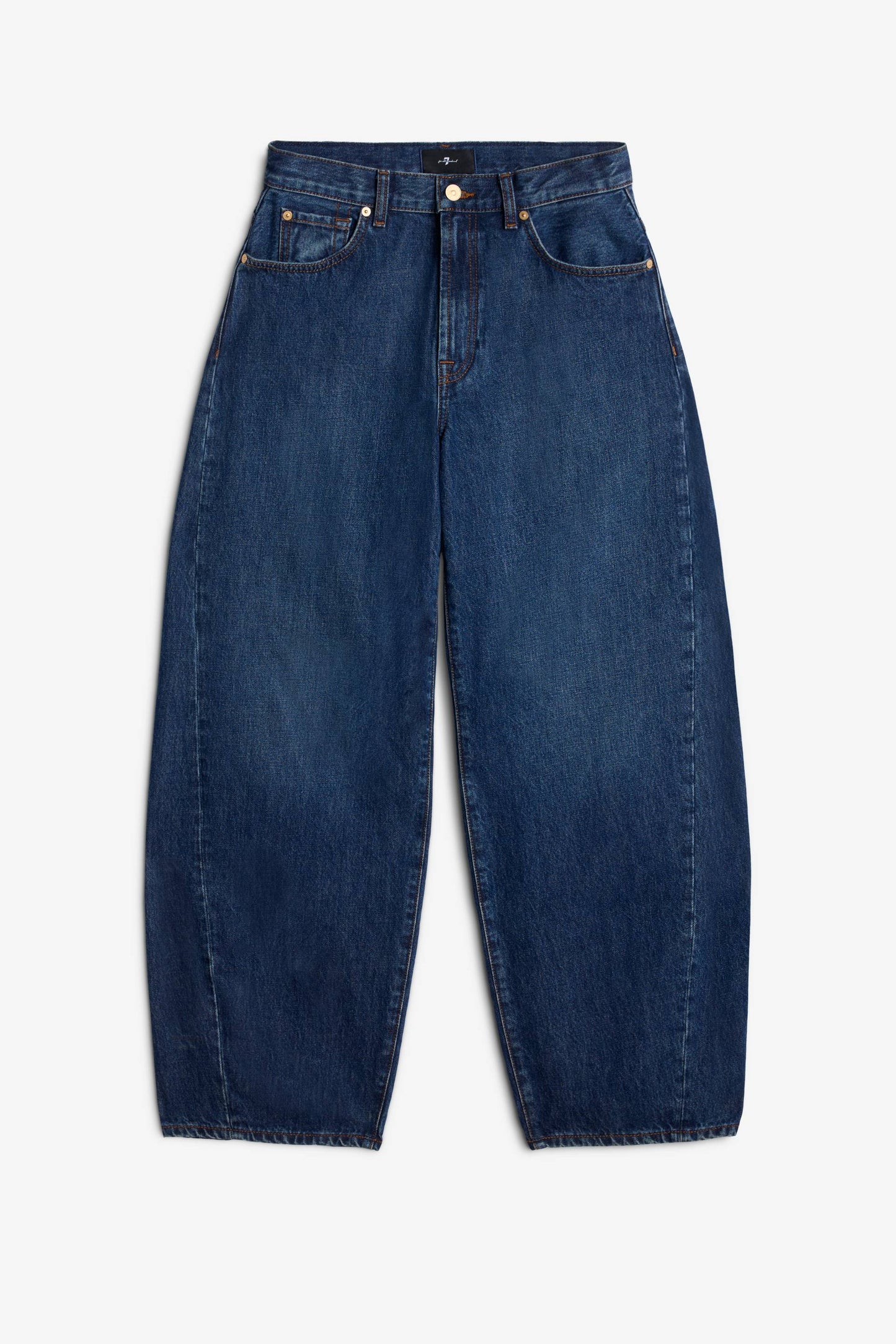 Dark Slate Gray ג'ינס ארוך לנשים Bonnie – Barrel Fit SEVEN FOR ALL MANKIND