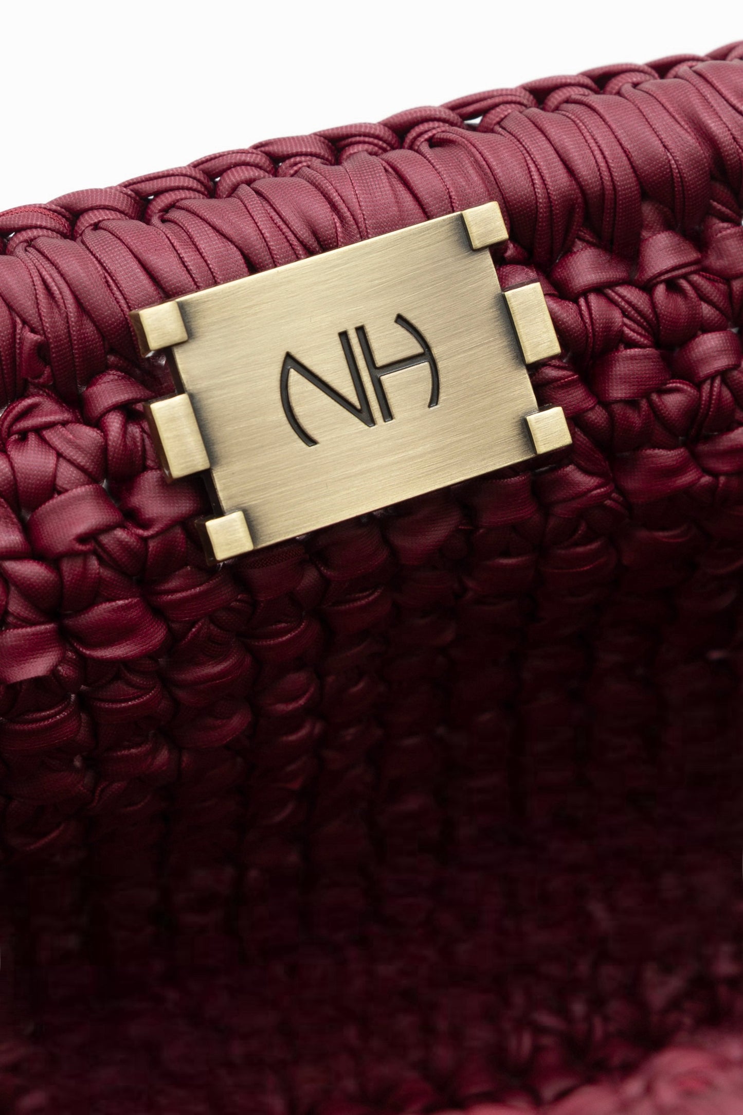 Rosy Brown קלאץ' סרוג Cherry NOAM HAZAN