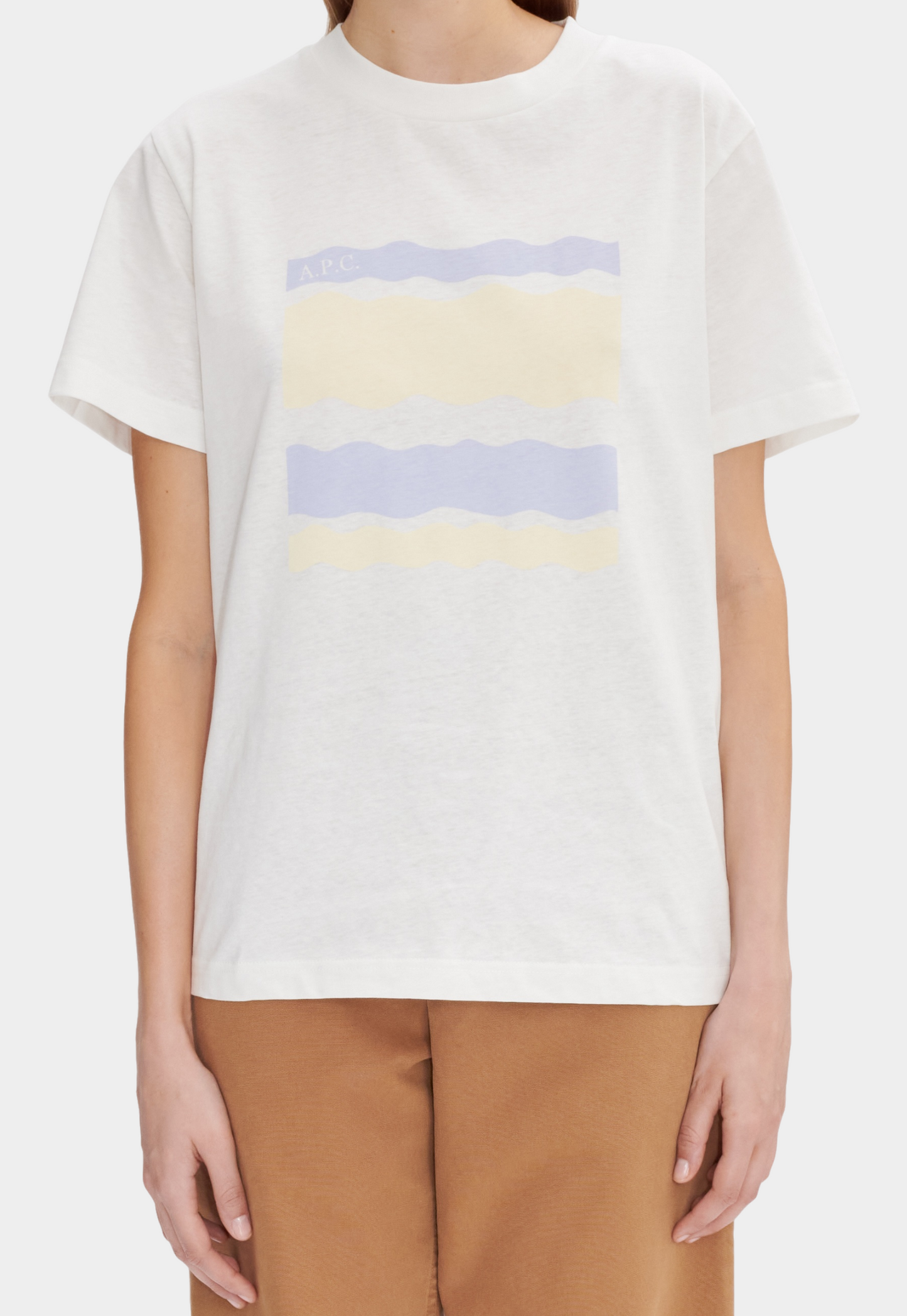 Antique White טי שירט קצרה יוניסקס Malone A.P.C