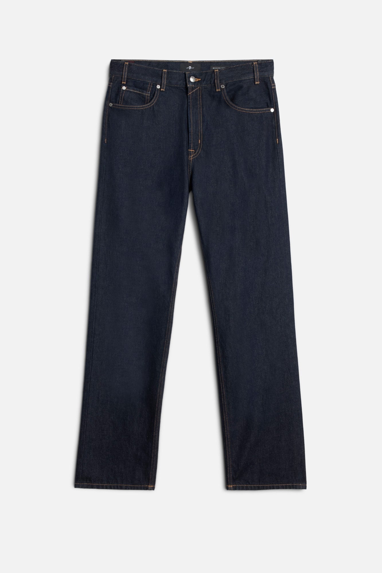 Dark Slate Gray ג׳ינס ארוך לגברים Modern Straight Origins – Straight Fit SEVEN FOR ALL MANKIND