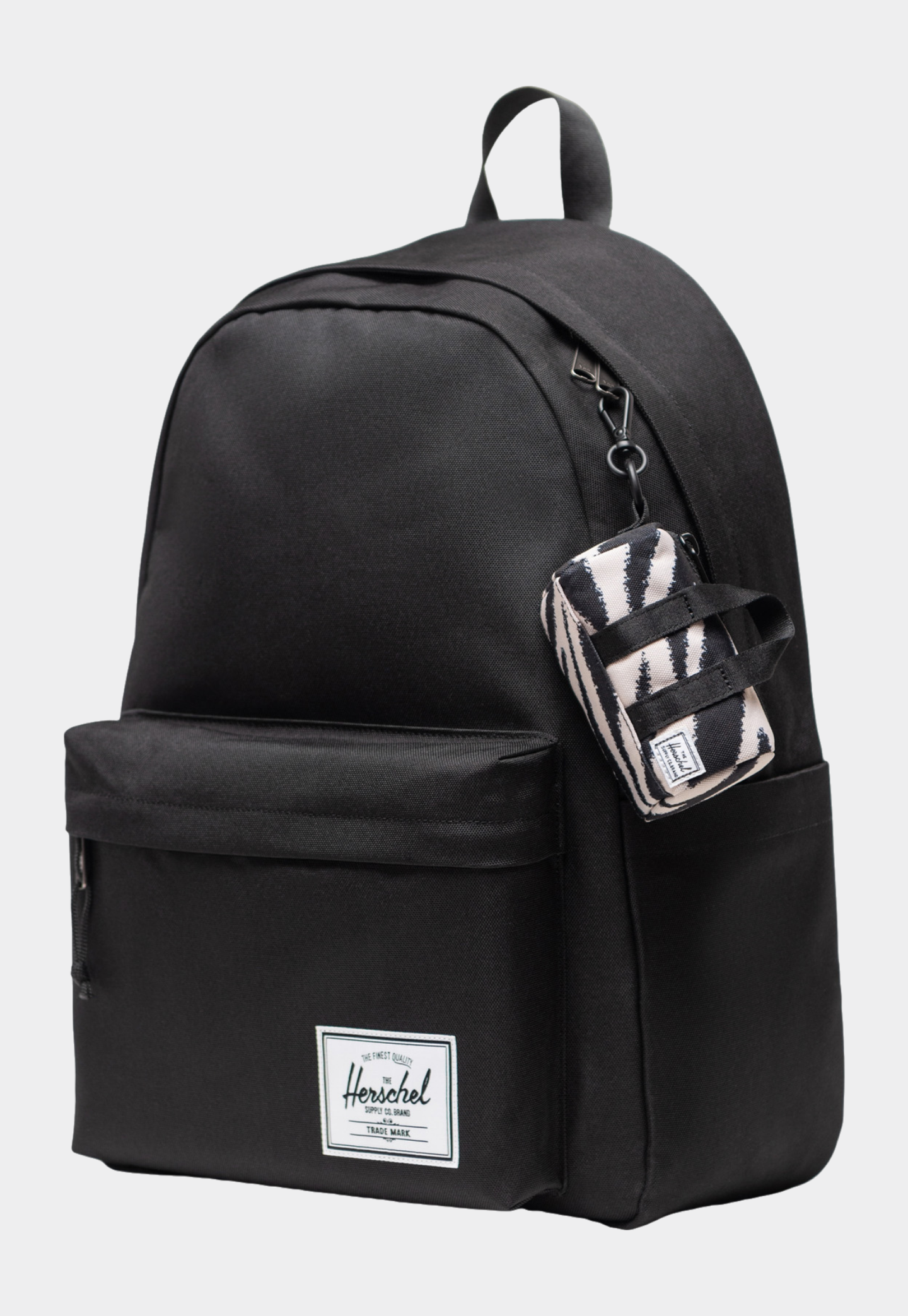 Dark Slate Gray HERSCHEL NOVEL DUFFLE BAG CHARM מחזיק מפתחות HERSCHEL