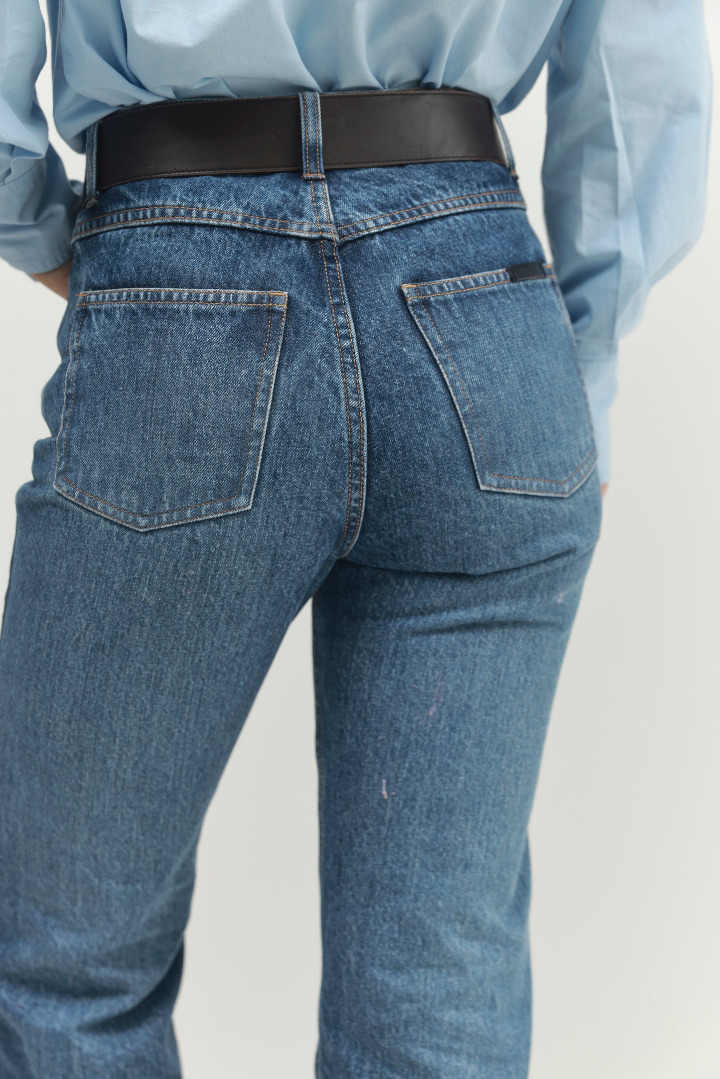 Dim Gray ג'ינס ארוך לנשים Seam – High Rise PAPER