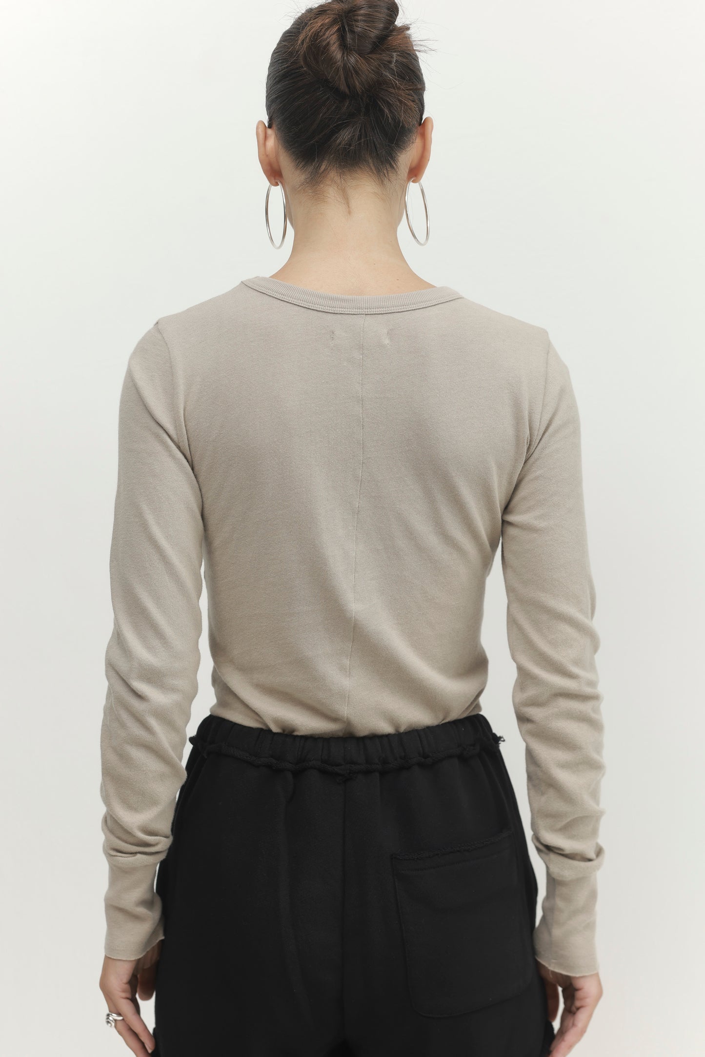 Light Gray חולצה ארוכה לנשים Terra PAPER