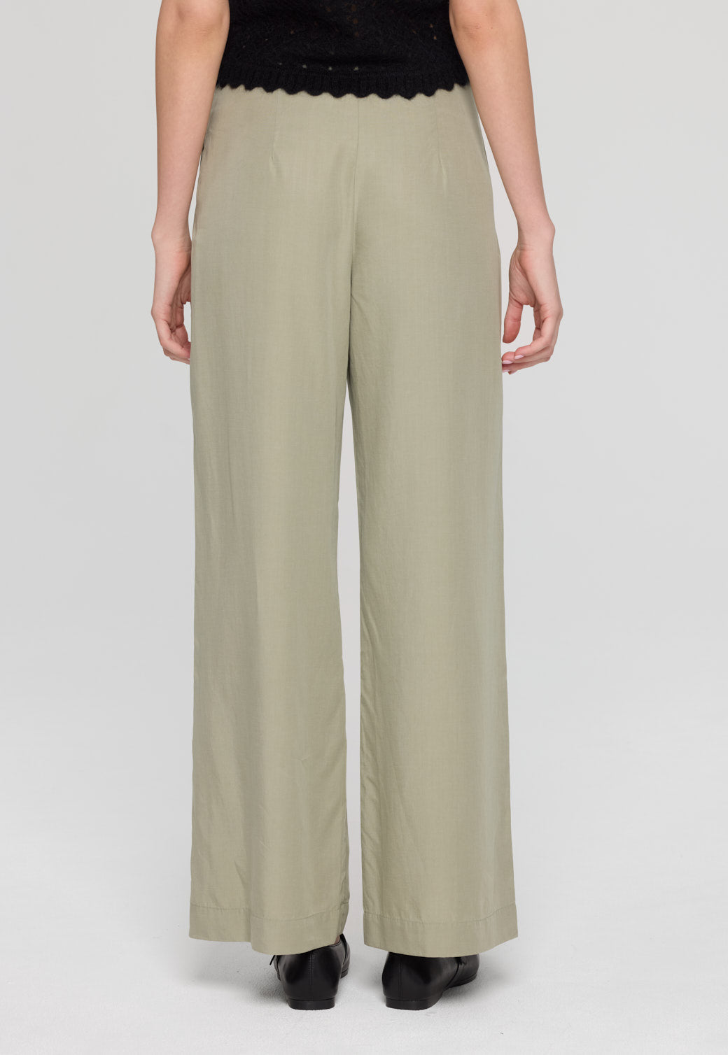 Gray מכנסיים ארוכים לנשים Dana PAPER.