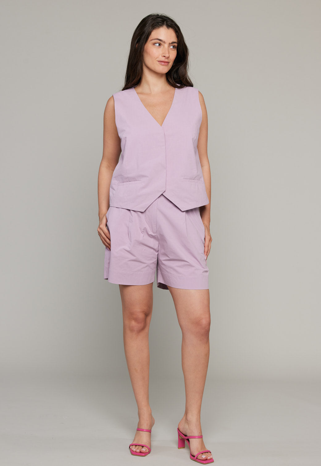 Dark Gray ווסט מחויט לנשים West PAPER.