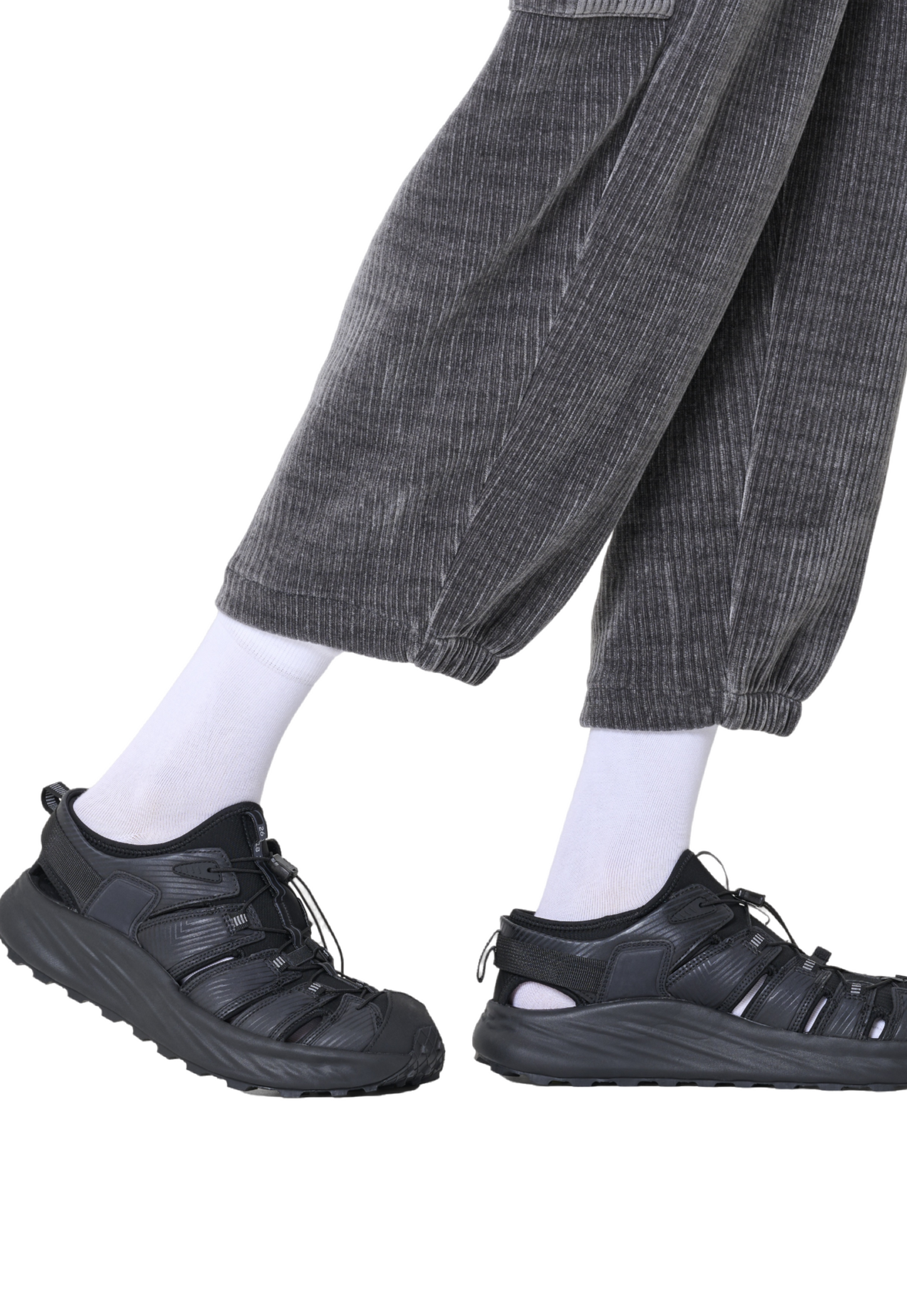 Dark Slate Gray זוג גרביים Solid 1/2 HAPPY SOCKS
