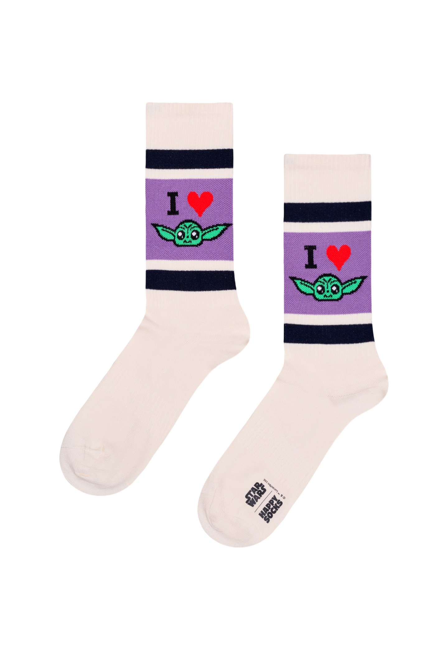 זוג גרביים לגברים Star Wars™ I ♥ Grogu Sock
