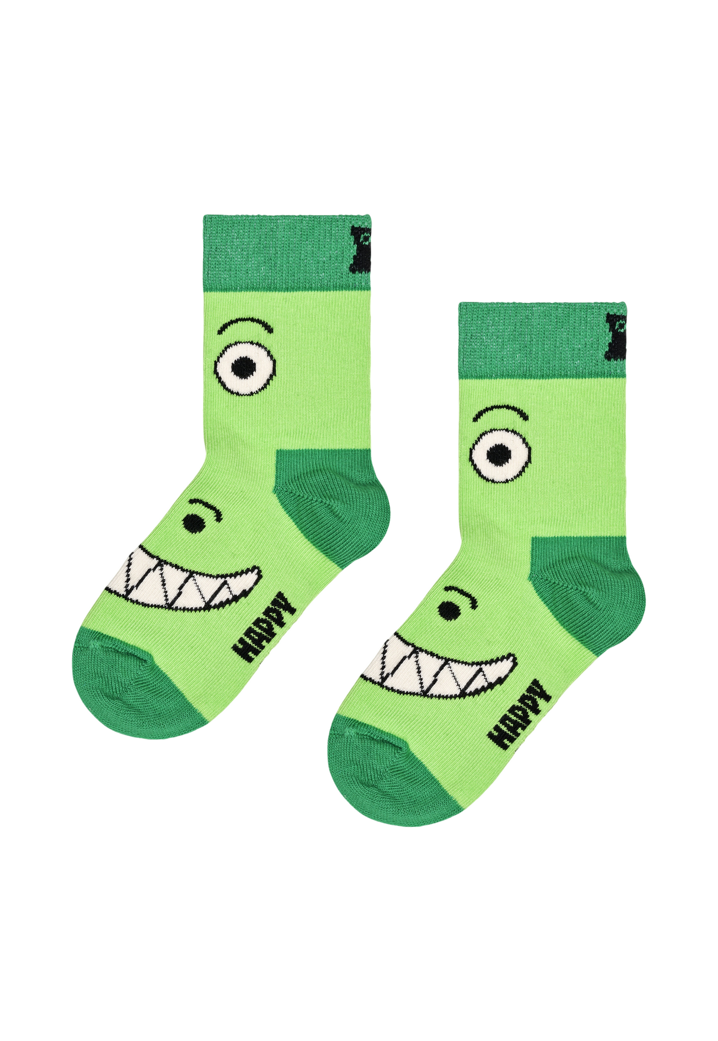 Light Green מארז 2 זוגות גרביים לילדים Dino HAPPY SOCKS