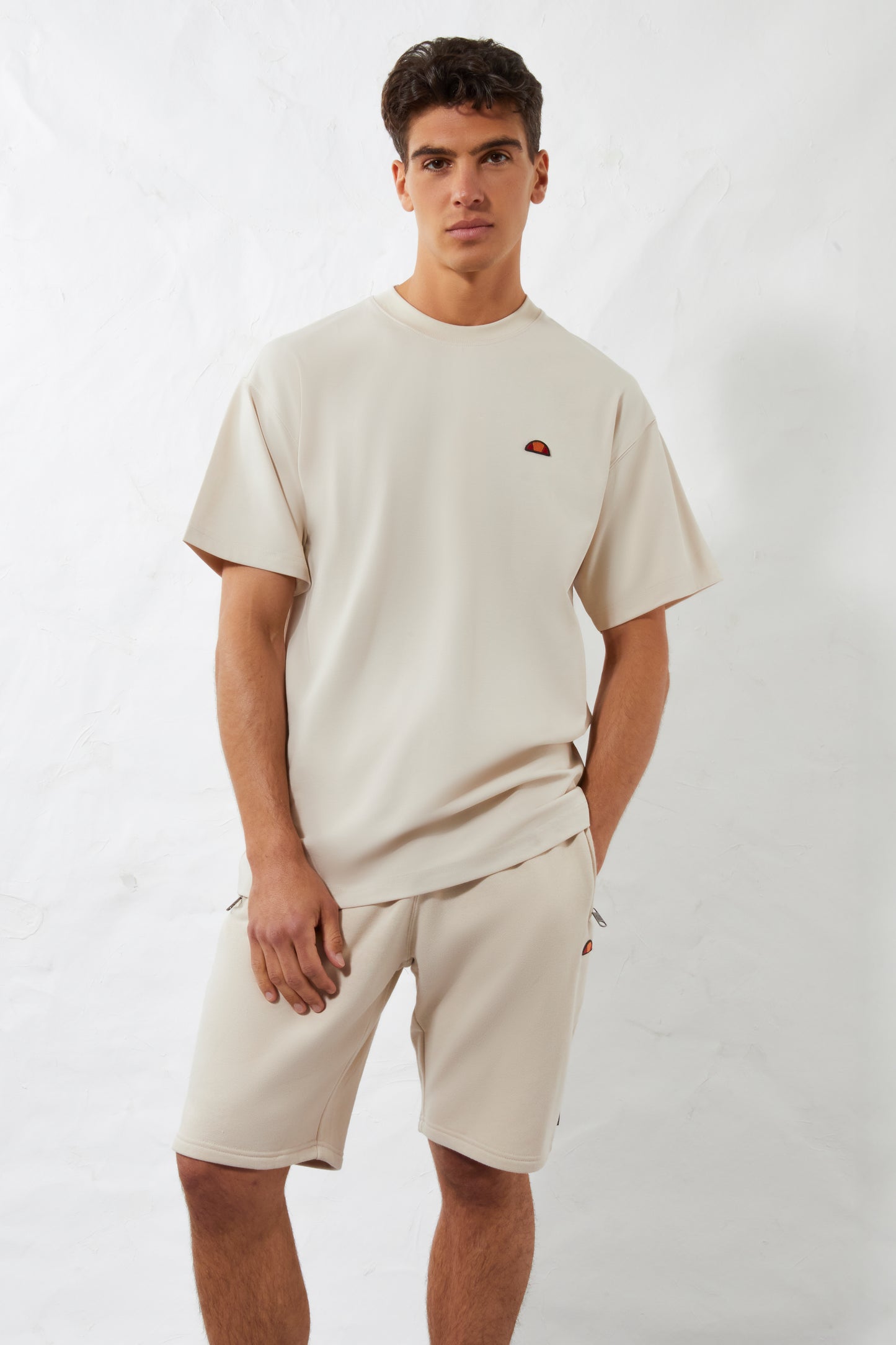 Light Gray טי שירט קצרה לגברים Athens ELLESSE
