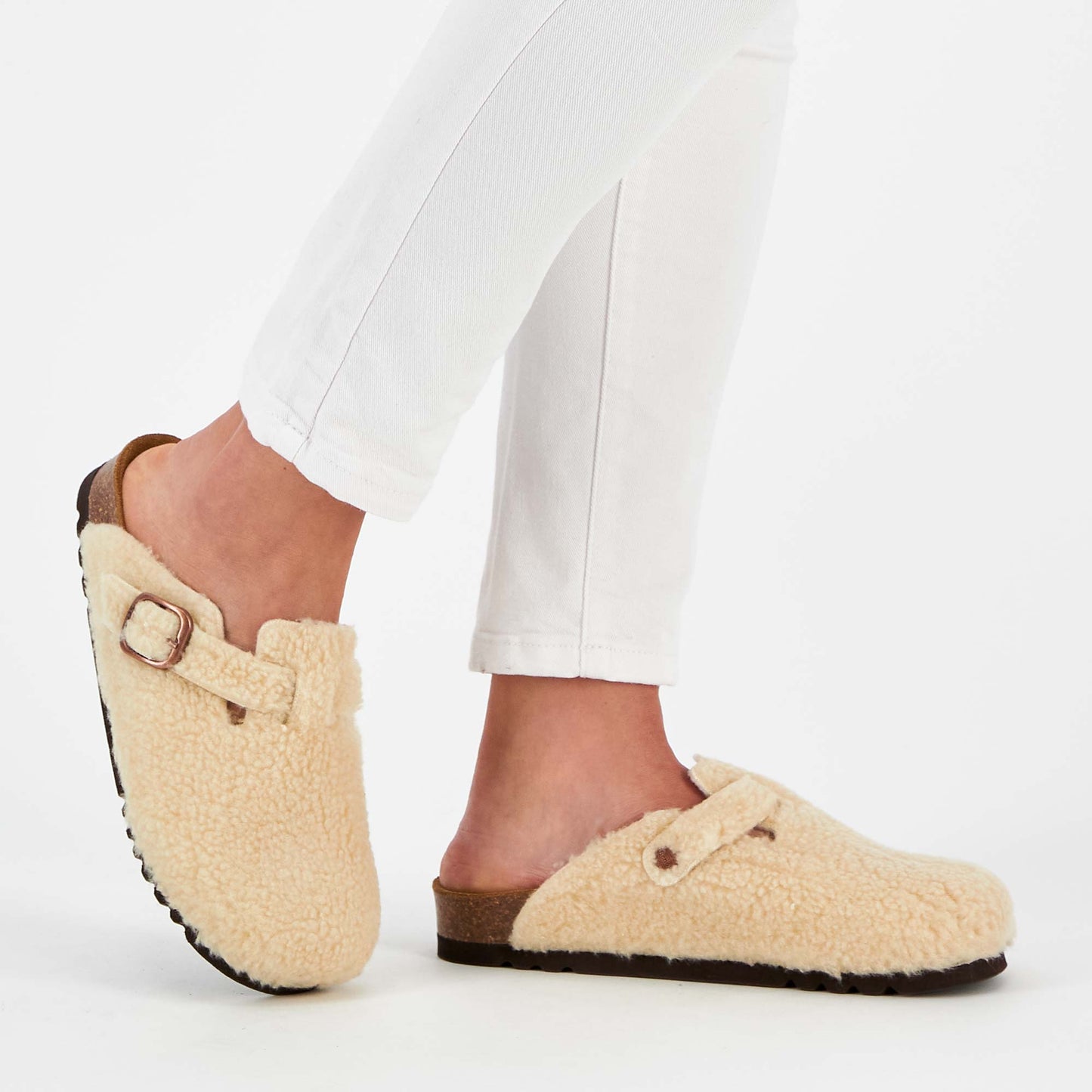 Antique White כפכפי קלוג לנשים Fae SCHOLL