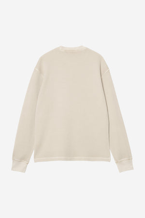 Light Gray חולצת וופל ארוכה Carhartt WIP Vista יוניסקס CARHARTT WIP