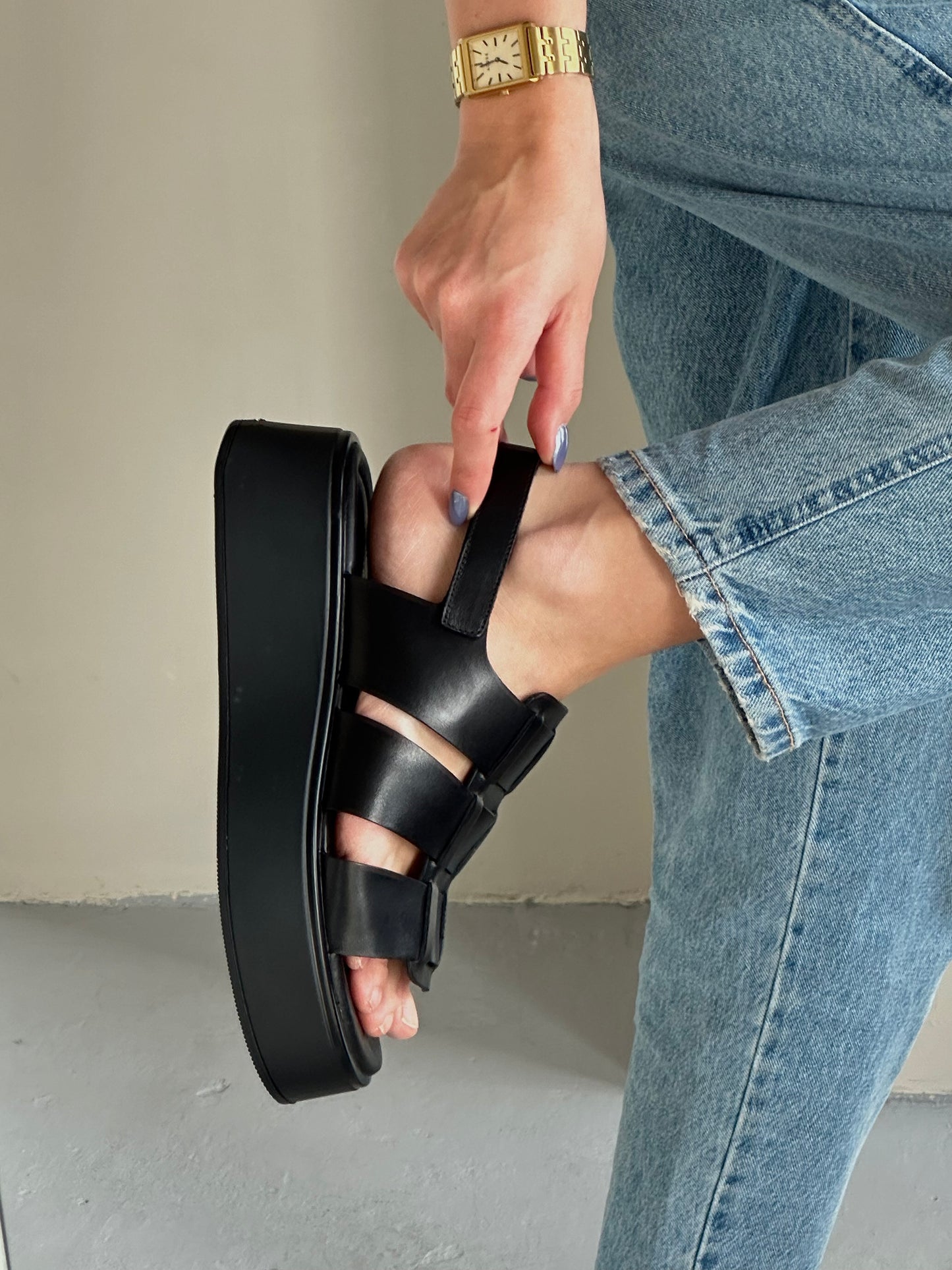 Light Slate Gray סנדלי פלטפורמה לנשים Vagabond Courtney VAGABOND