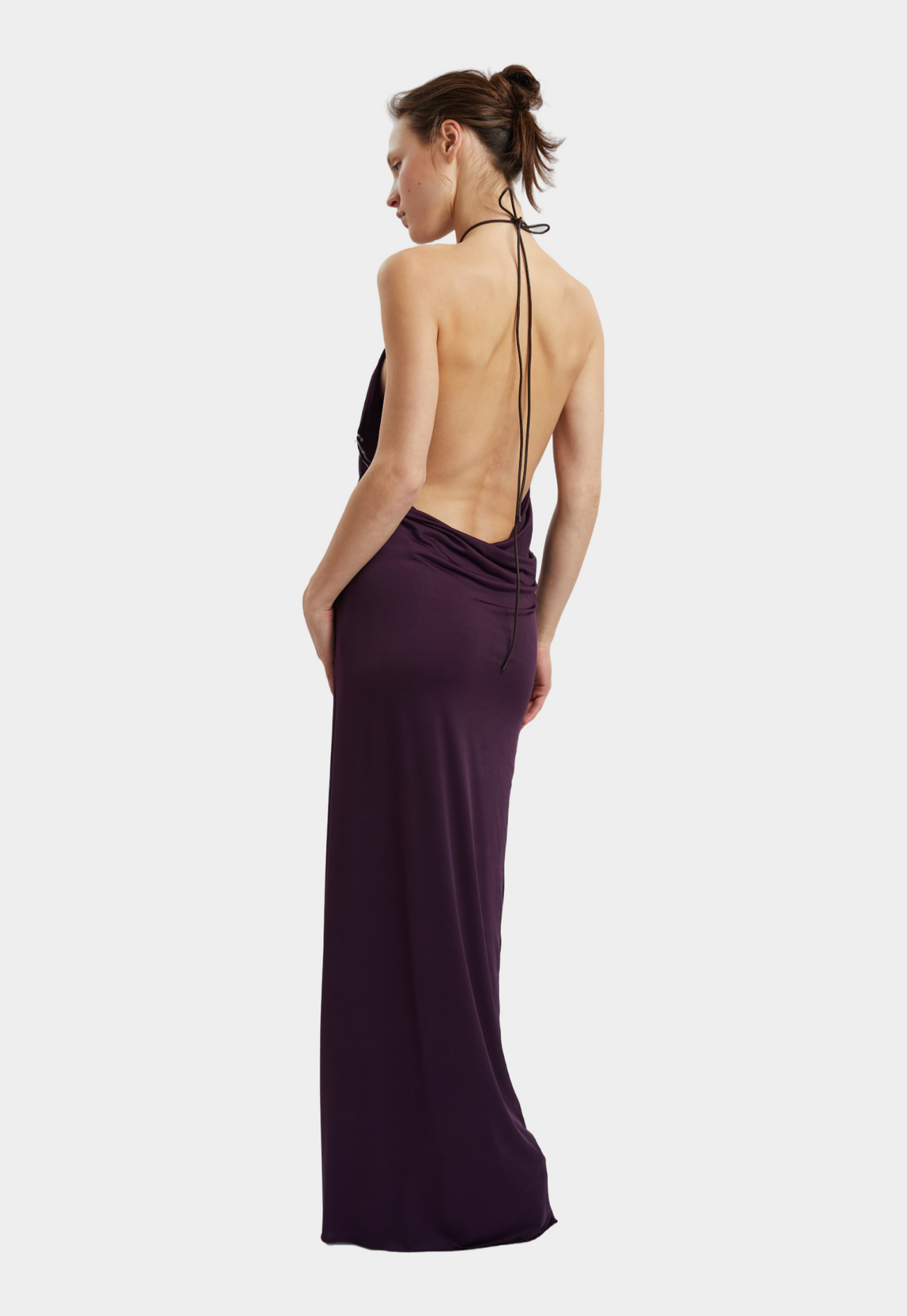 Lavender שמלת נשים Hope Open Back Leather Tye MOTHER OF ALL