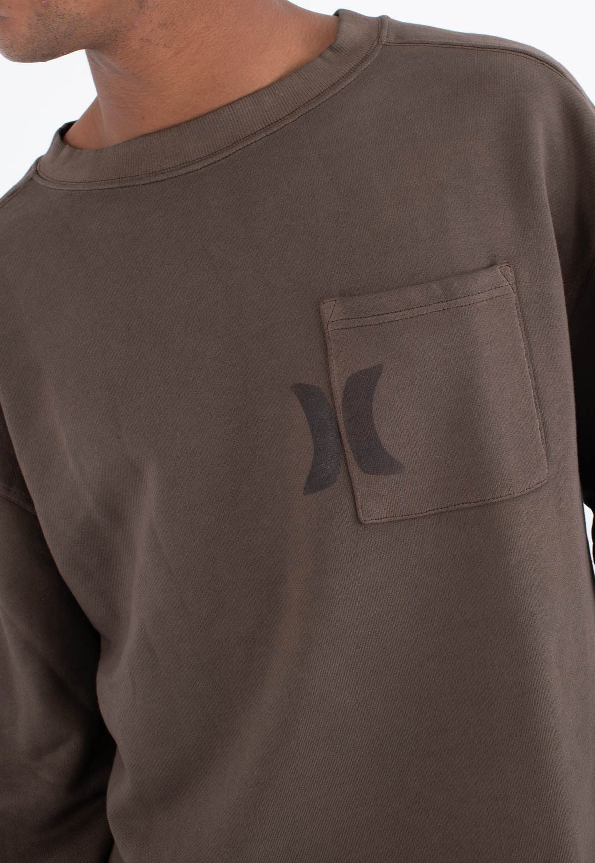 Dark Slate Gray סווטשירט Craft Pocket 2.0 לגברים HURLEY