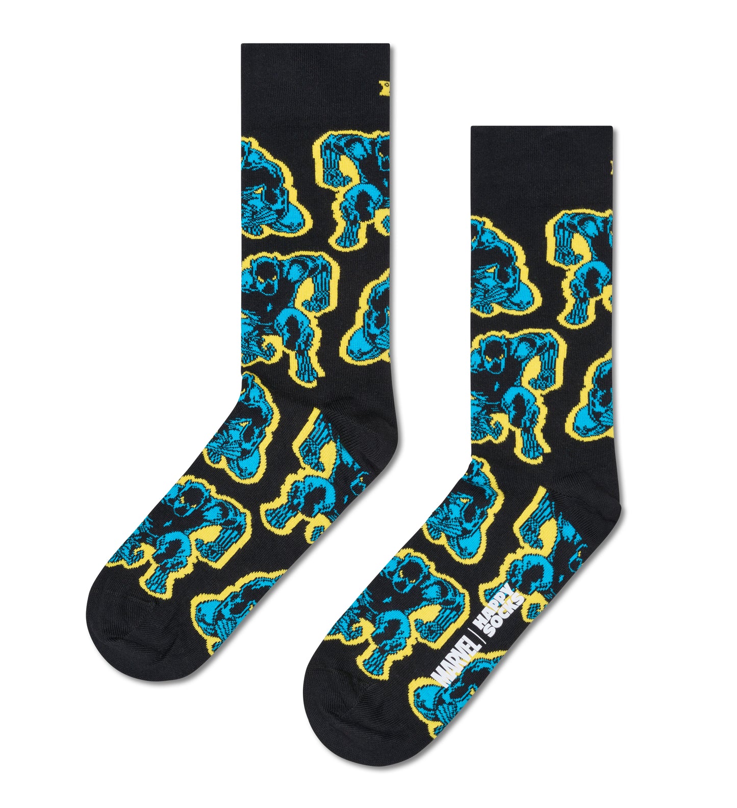 Dark Slate Gray זוג גרביים Happy Socks X Marvel Black Panther HAPPY SOCKS
