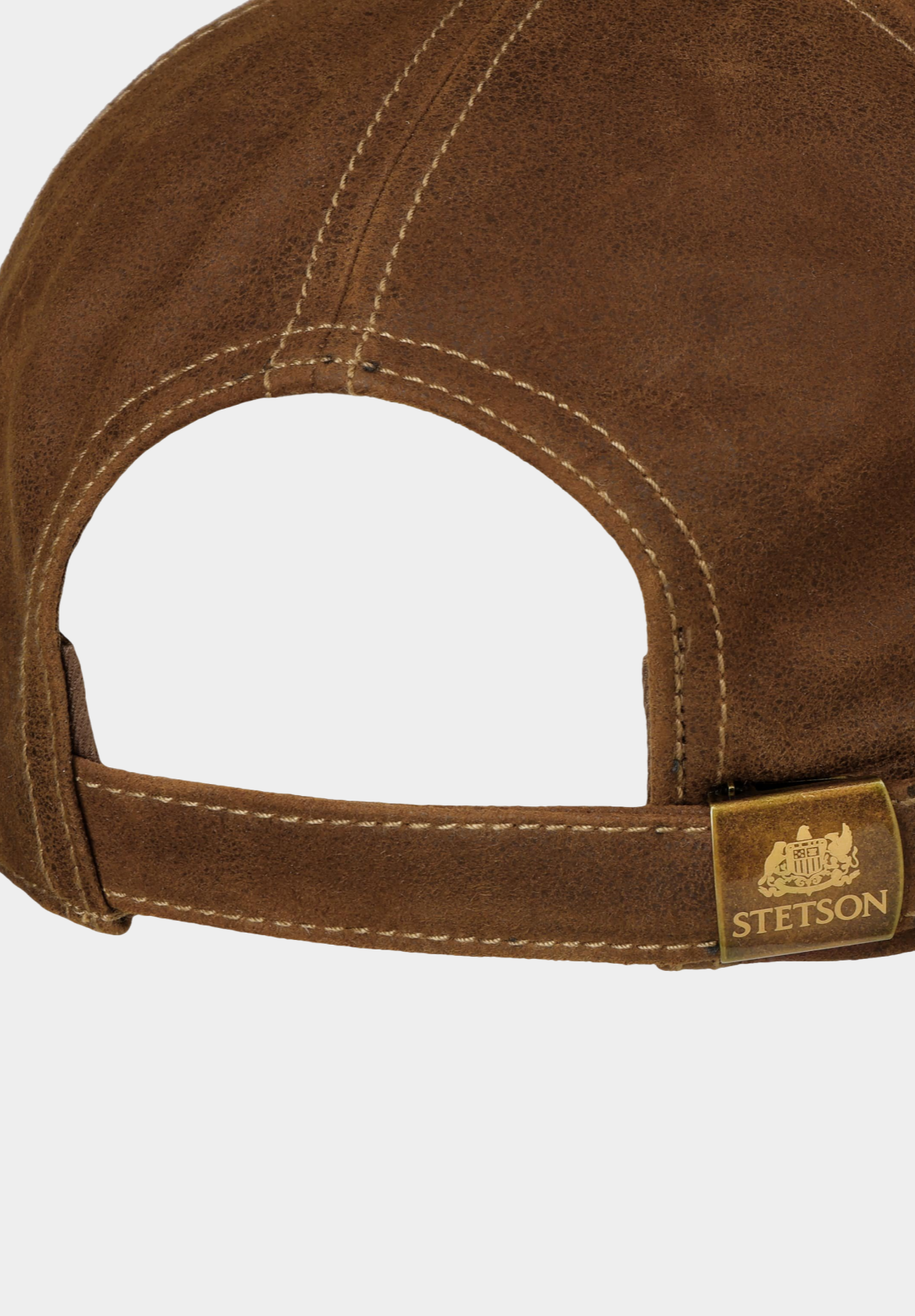 Lavender כובע מצחיה לגברים / נשים Retro Stripes Leather STETSON