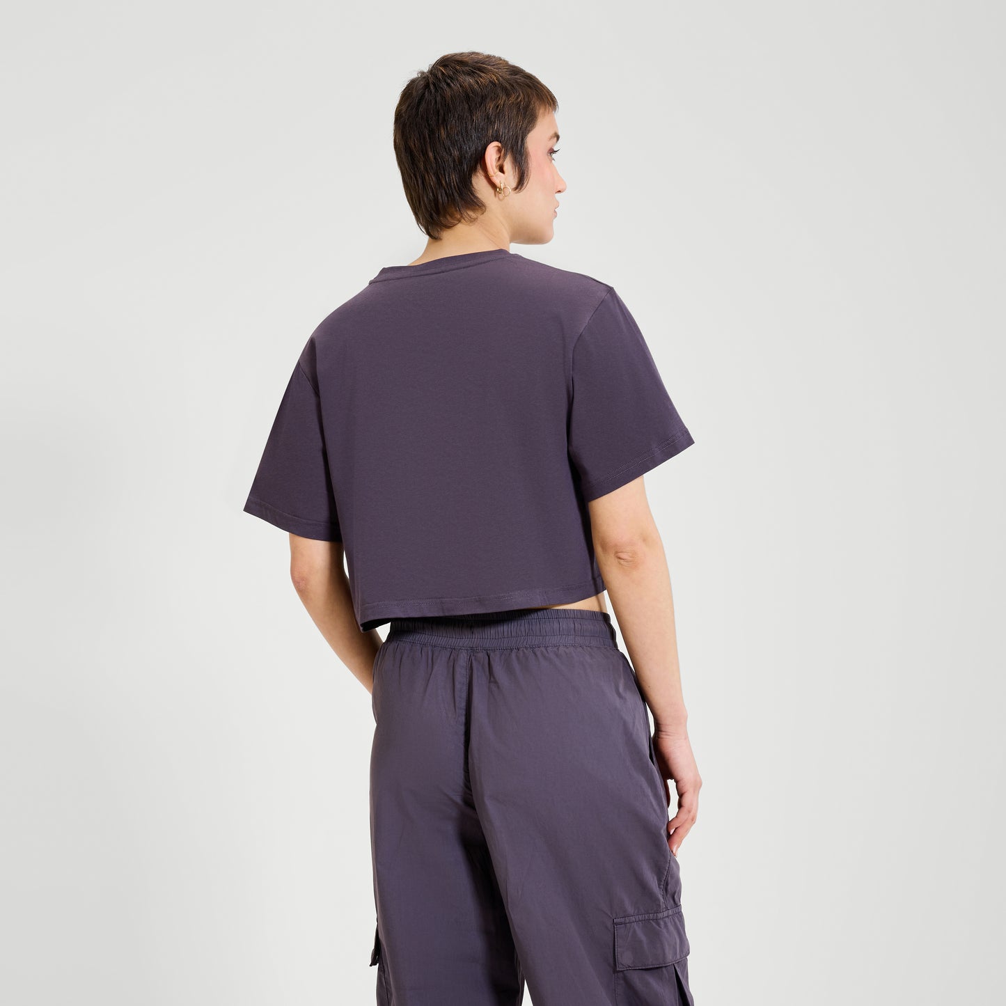 Dark Slate Gray טי שירט קצרה לנשים Ollio ELLESSE