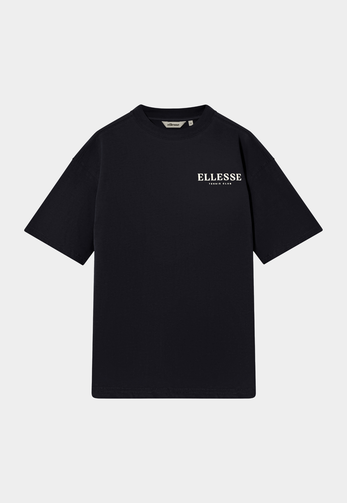 Black טי שירט קצרה לגברים Ellesse Oversized ELLESSE
