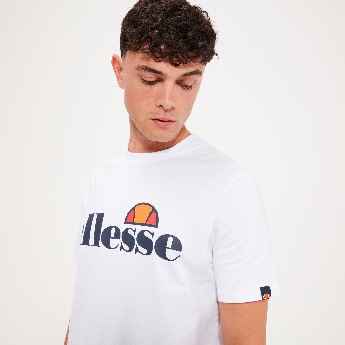 Beige טי שירט קצרה לגברים Prado ELLESSE
