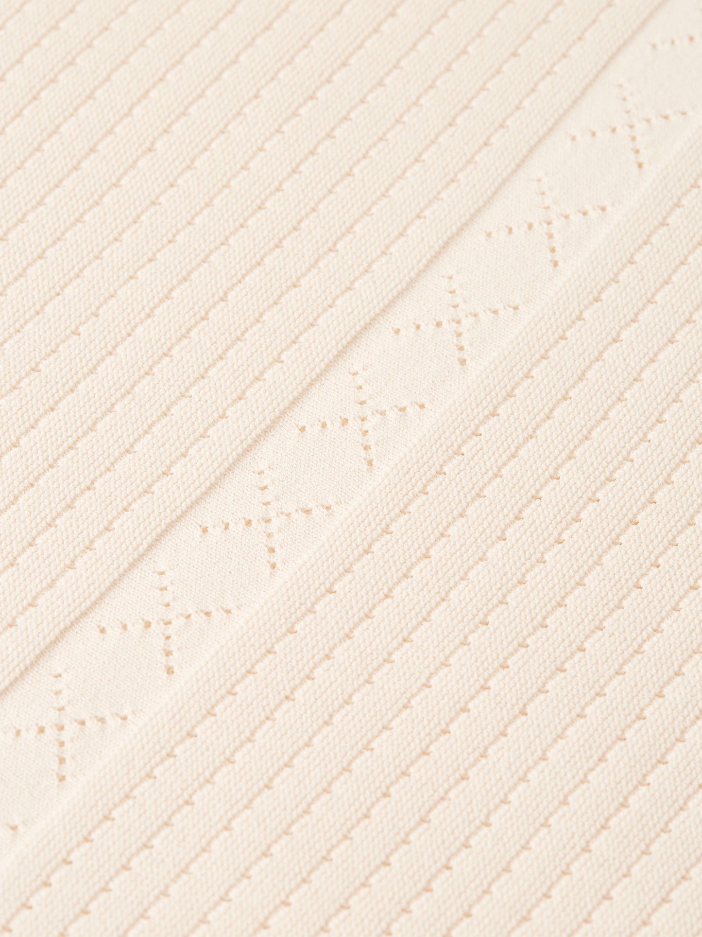 Antique White חולצה קצרה לנשים Pointelle Knitted SCOTCH & SODA