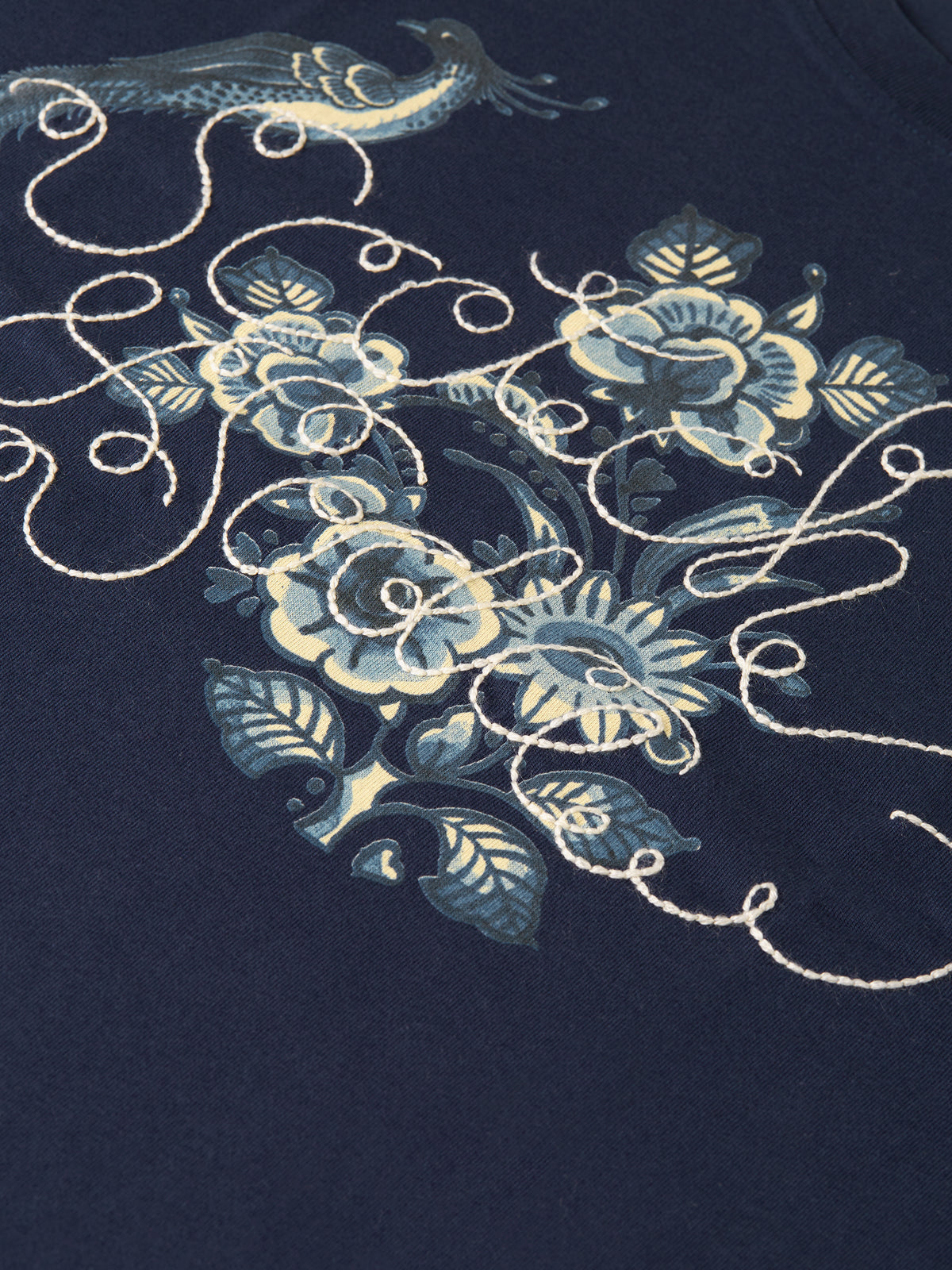 Dark Slate Gray טי שירט קצרה לנשים Embroidered Detail SCOTCH & SODA