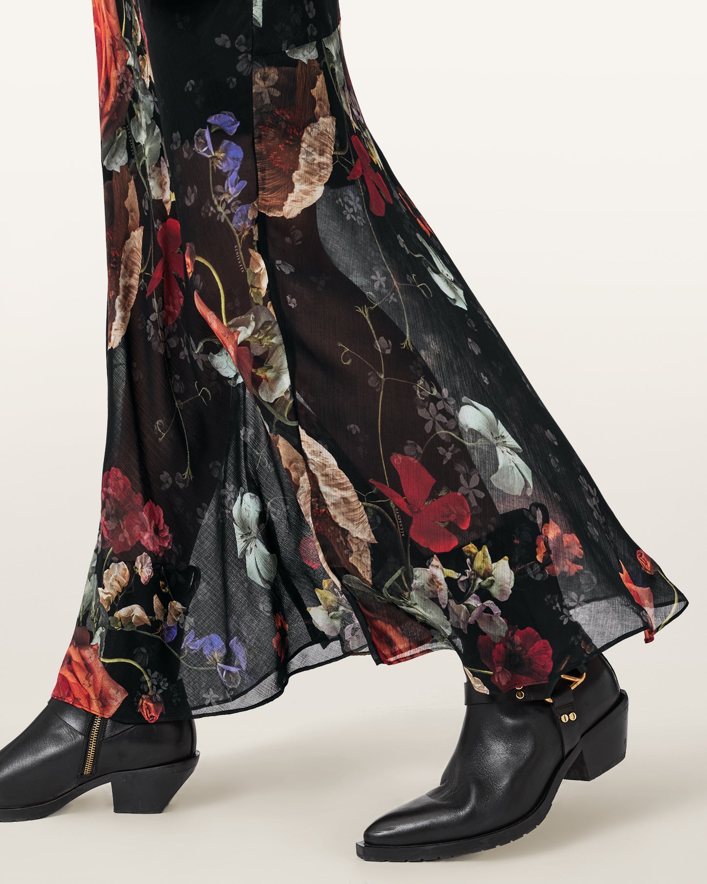 Seashell שמלת מקסי לנשים Tiwa Floral ALLSAINTS