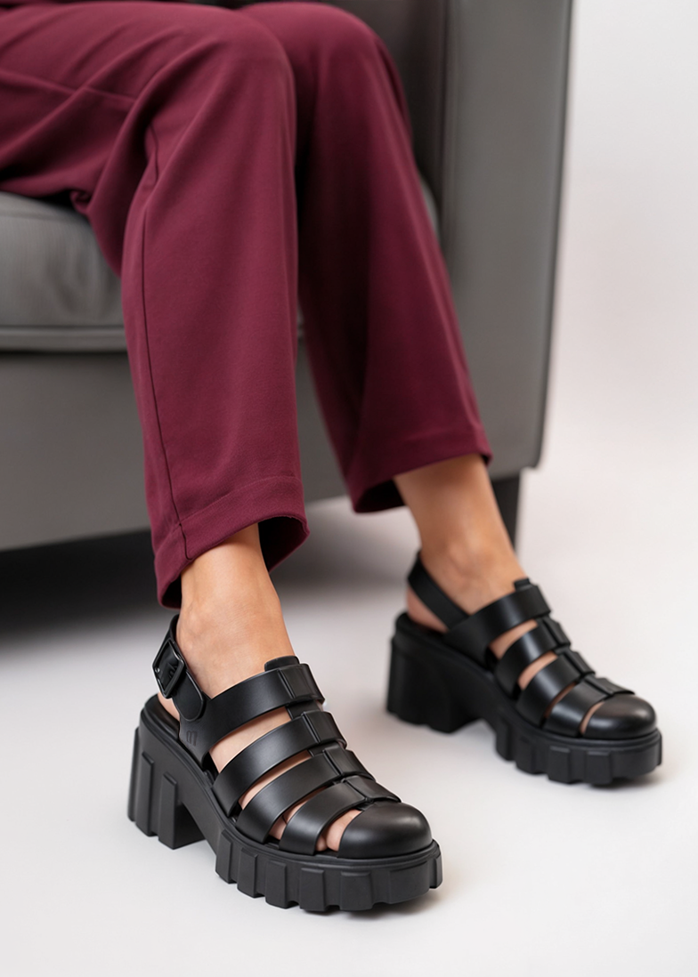 Dark Slate Gray סנדלי פלטפורמה לנשים Megan MELISSA