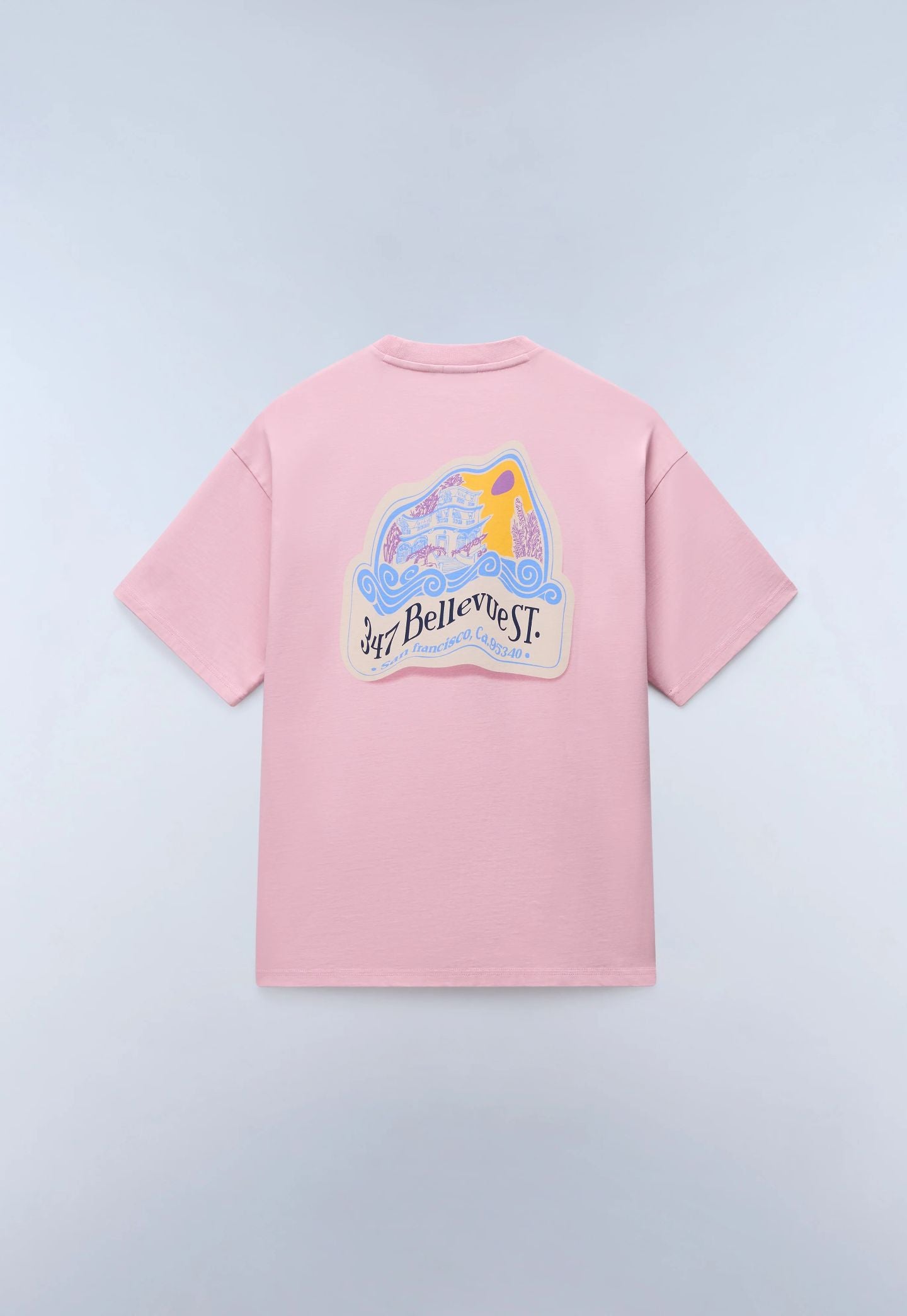 Thistle טי שירט קצרה לגברים Fluorite NAPAPIJRI