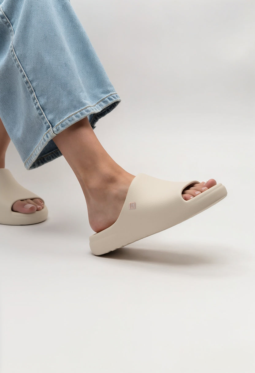 Light Gray כפכפי סלייד לנשים MELISSA