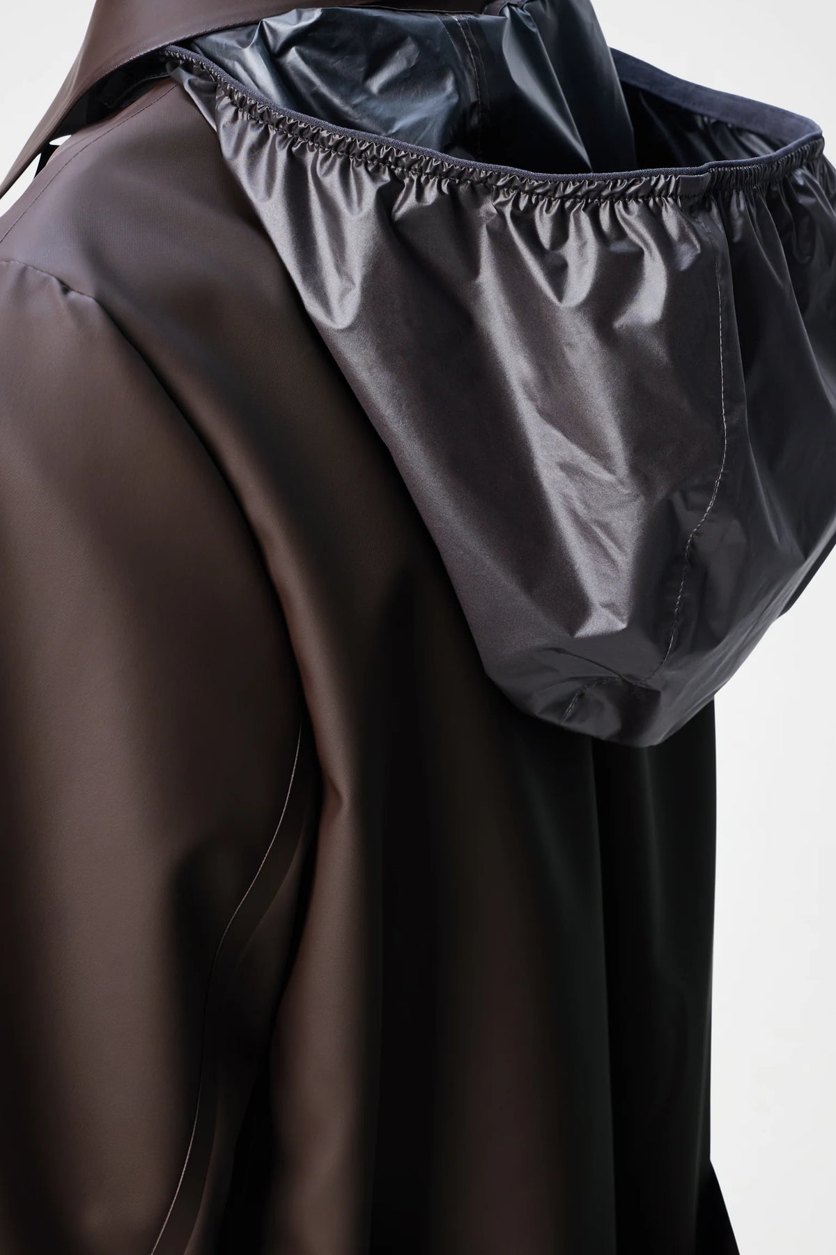 Black מעיל נשים Nara Long Jacket W3 RAINS