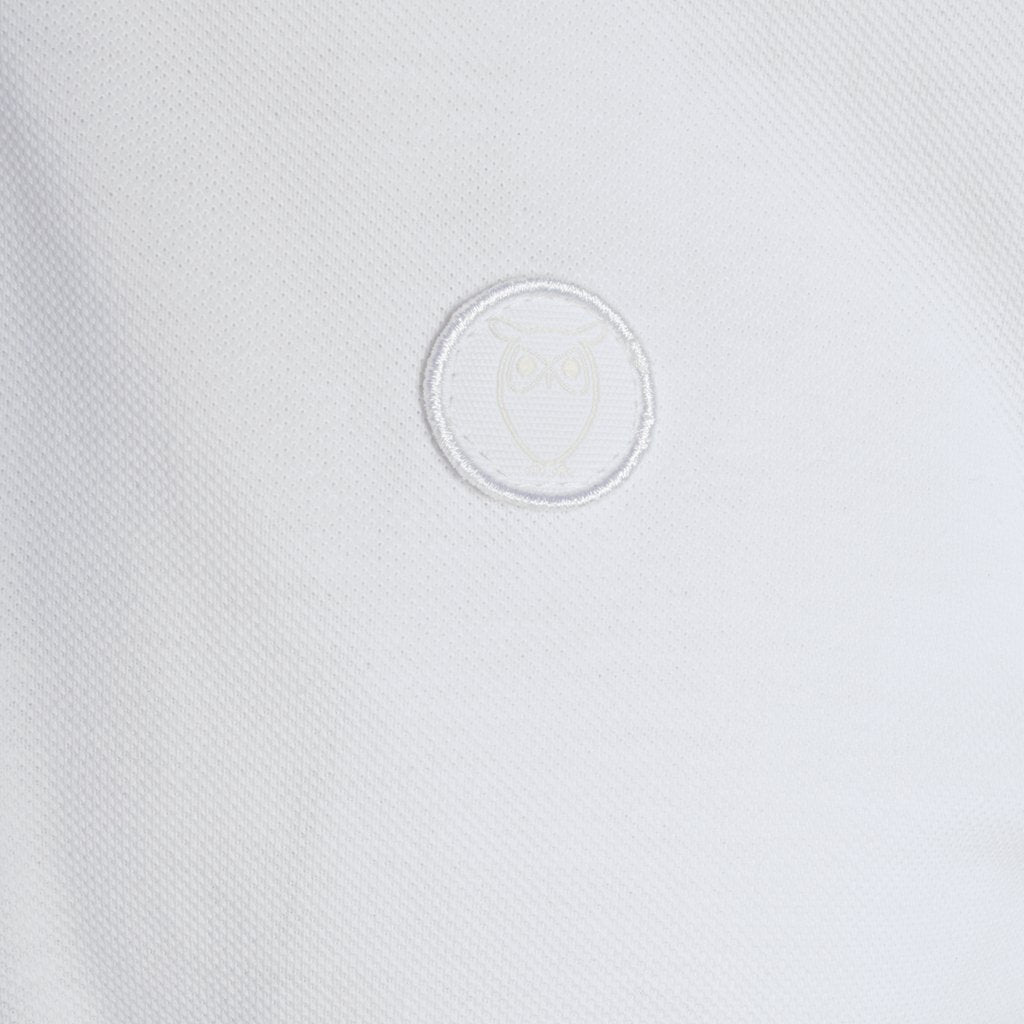 Light Gray חולצת פולו כותנה אורגנית KNOWLEDGE