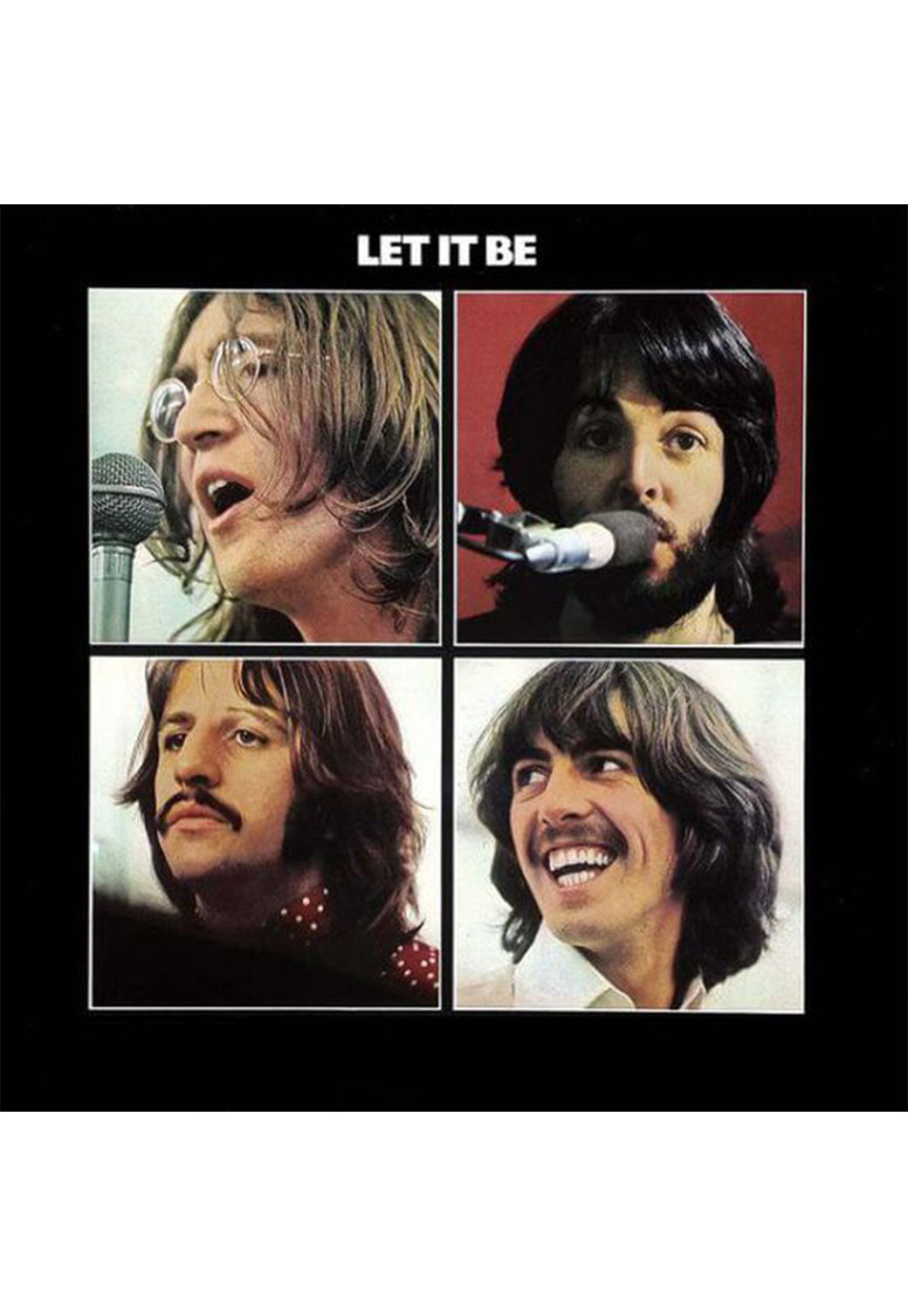 Black תקליט The Beatles – Let It Be HELICON