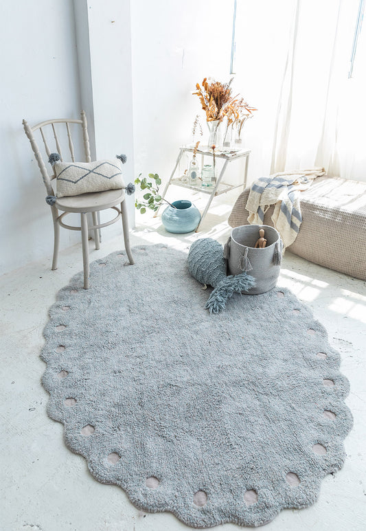 Light Gray שטיח 130X180 ס''מ | WASHABLE RUG PIN CONE LORENA CANALS