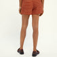 Beige מכנסיים קצרים בהדפס פסים לנשים SCOTCH & SODA
