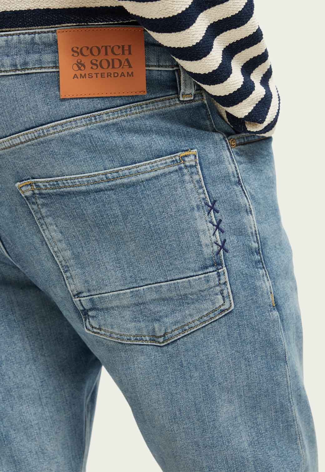 Slate Gray ג'ינס ארוך לגברים SCOTCH & SODA