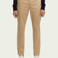 Light Gray מכנסיים ארוכים כותנה אורגנית לגברים SCOTCH & SODA