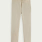 Antique White מכנסי ג'וגר ארוכים בגזרה ישרה SCOTCH & SODA