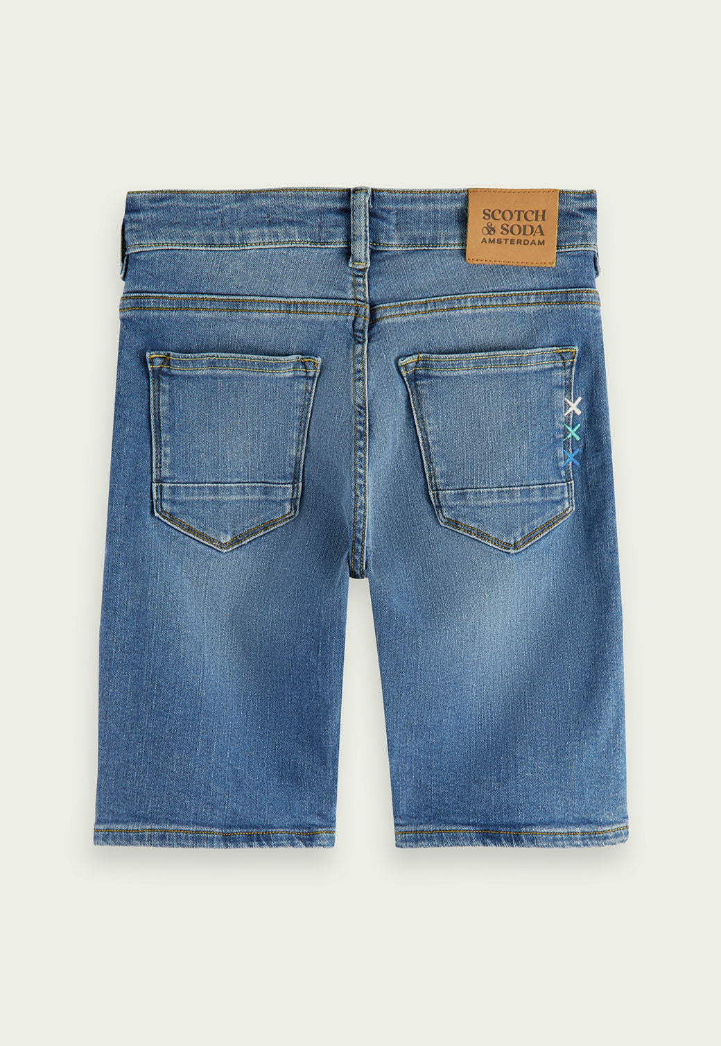 Light Gray מכנסי ג'ינס קצרים SCOTCH & SODA