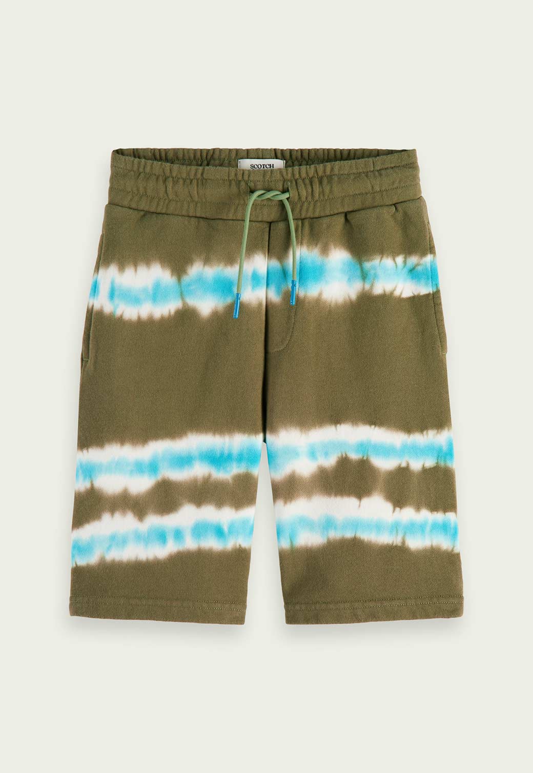 Dark Olive Green מכנסי ברמודה טאי דאי | ילדים SCOTCH & SODA